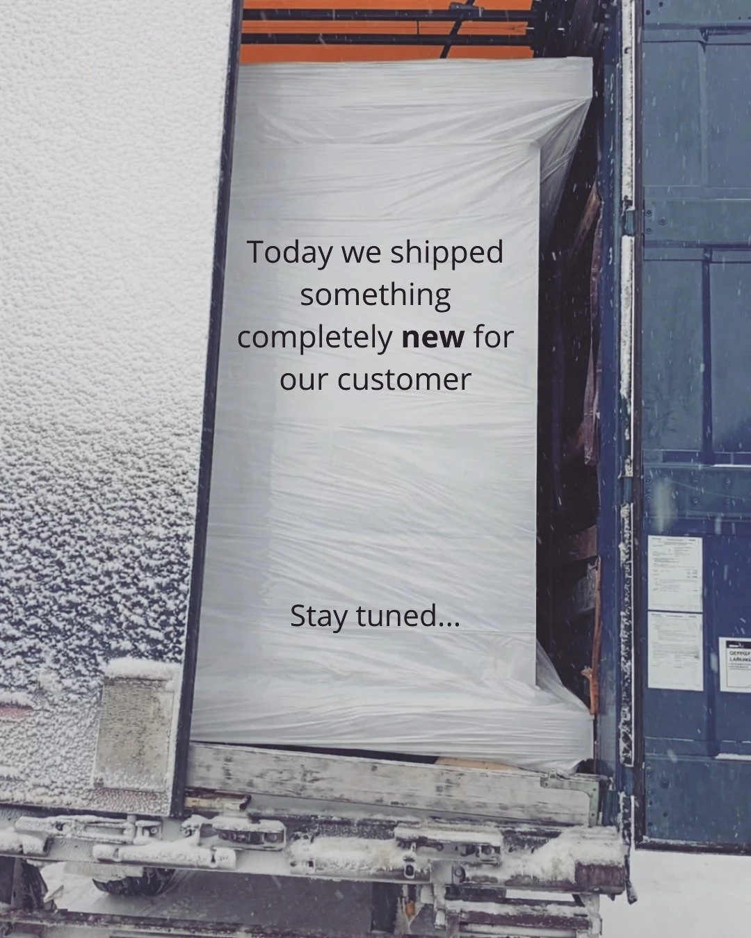 Something BIG is on its way to our customer. 

A new model, perhaps👀?

Stay tuned to find out! 🔥
