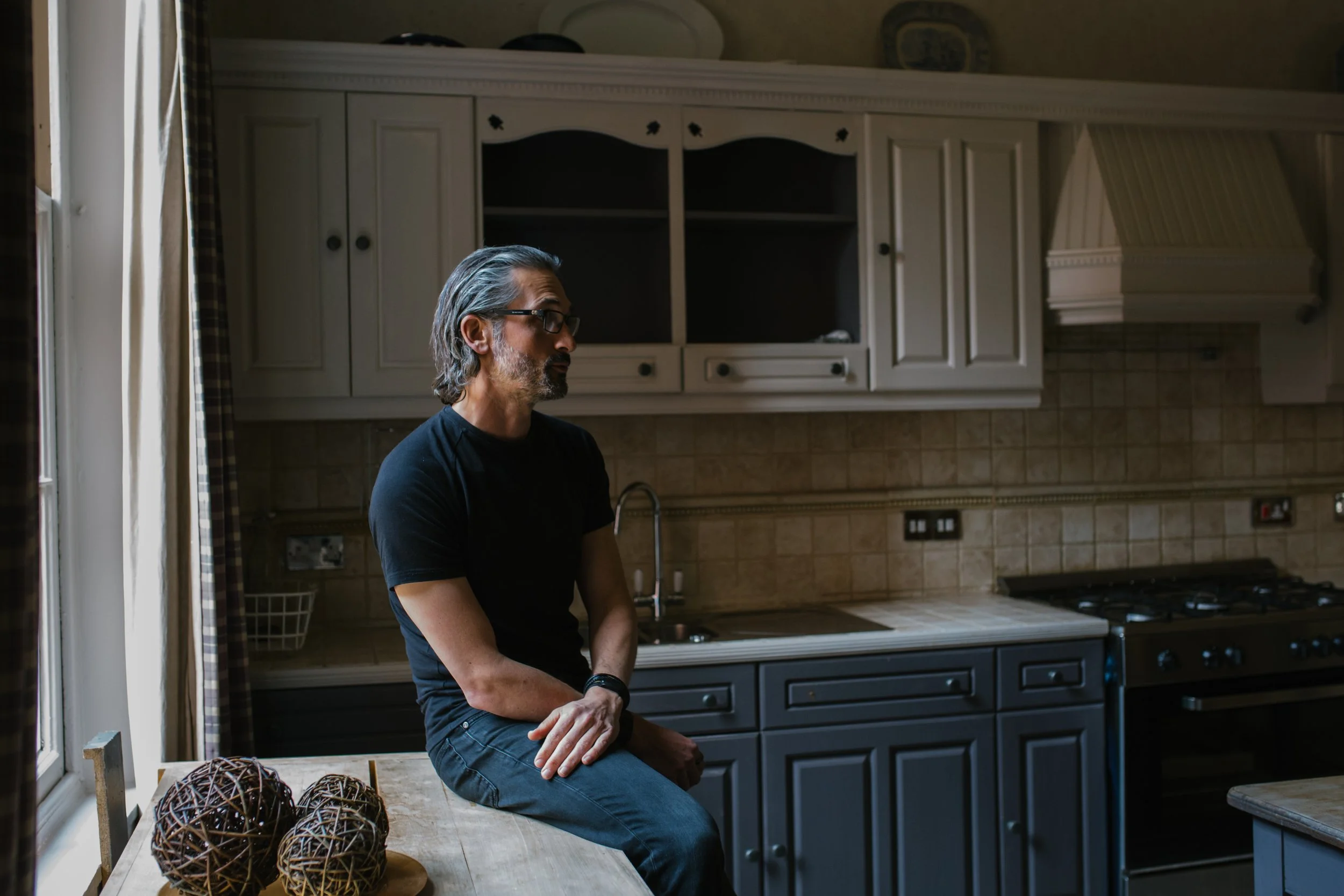 Rob Stewart Property investor and educator within one of his portfolio properties in Chester UK