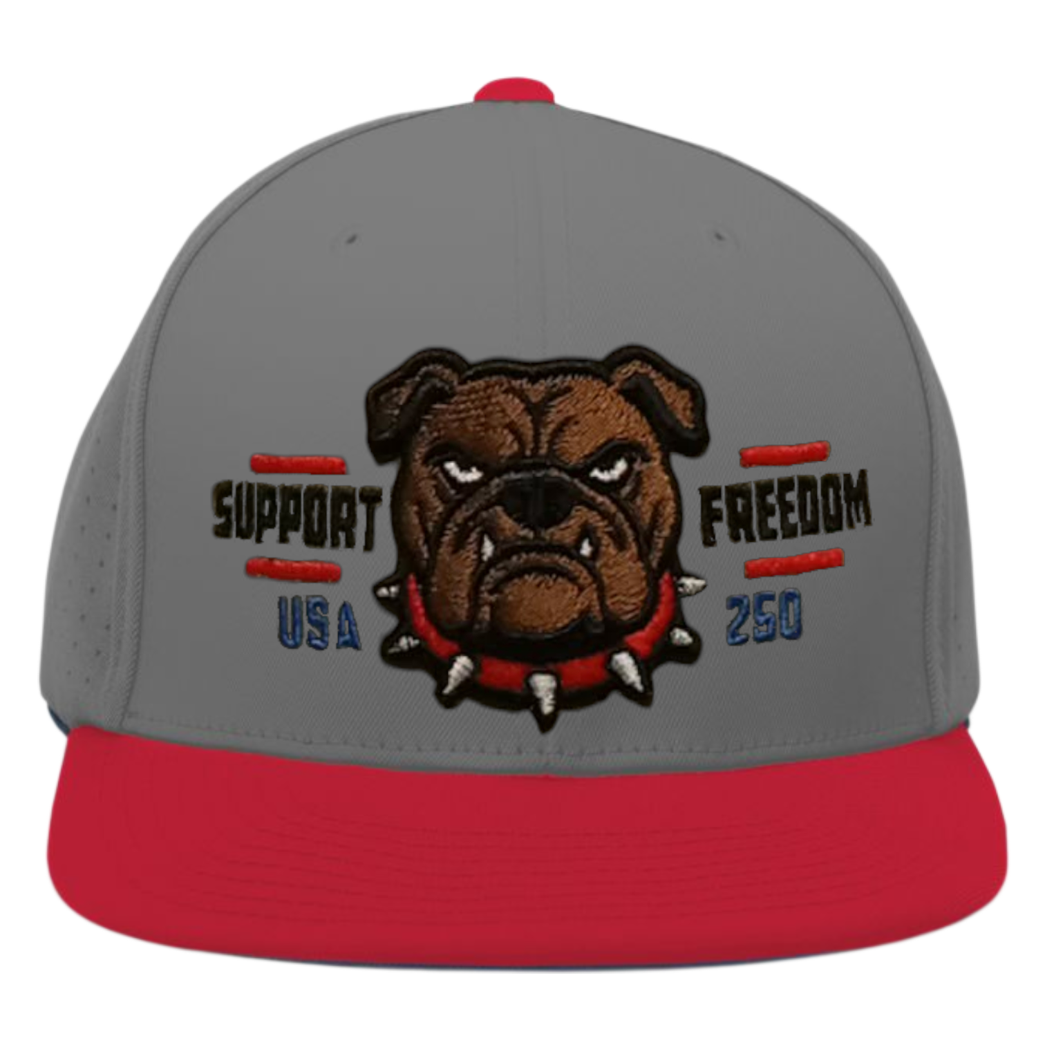 bull dog flatbill graphite red.png