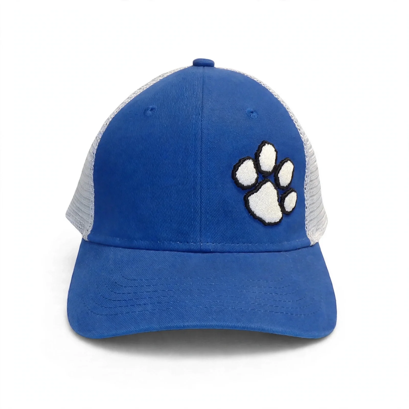 Ponytail Meshback Cap - Velcro Closure | 3D Dog Paw
