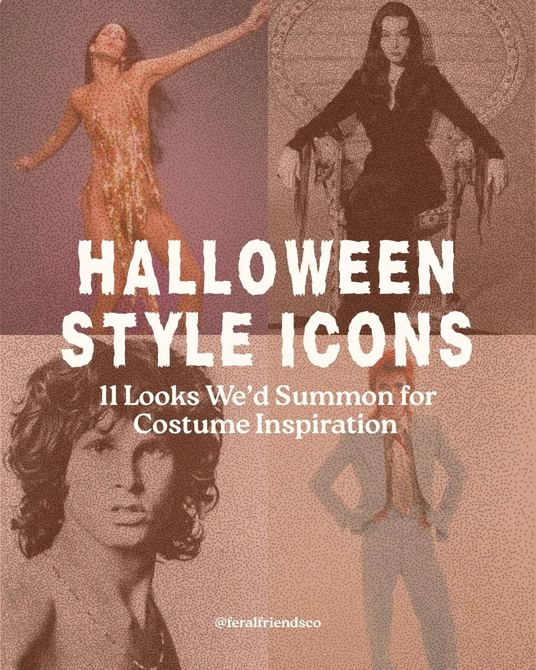 No costume? No problem. You just need some imagination, eyeliner, and that one vintage jacket you wear to everything.

Consider this your inspo board: witchy, glam, spooky, iconic &mdash; all found in your own closet 👻

#halloween #halloweencostumei