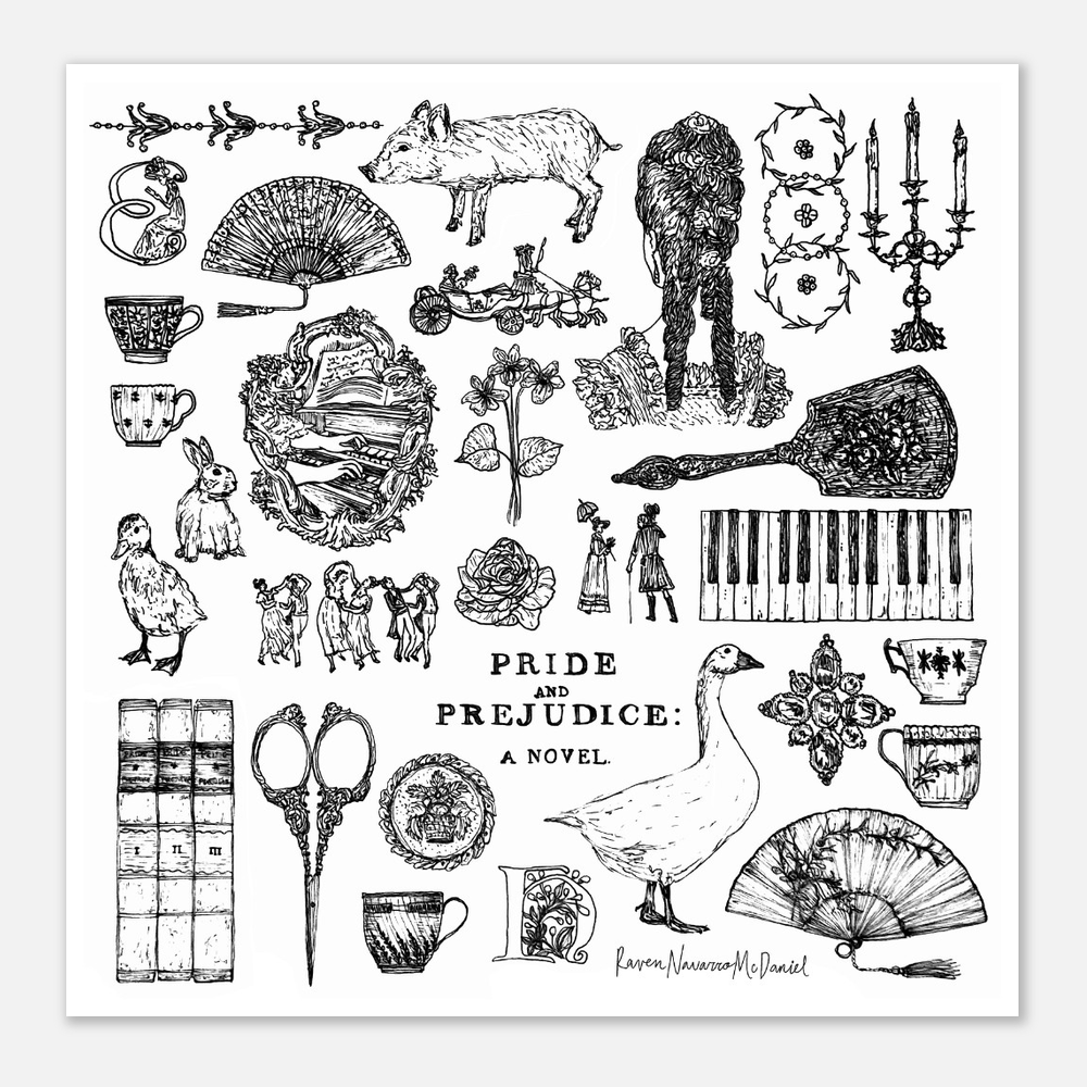PRIDE & PREJUDICE ILLUSTRATIONS