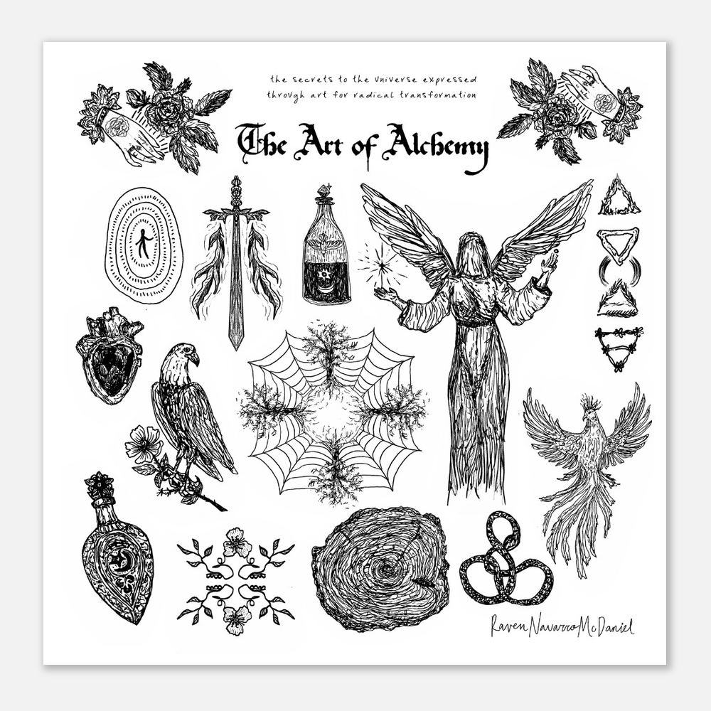 THE ART OF ALCHEMY  ILLUSTRATIONS