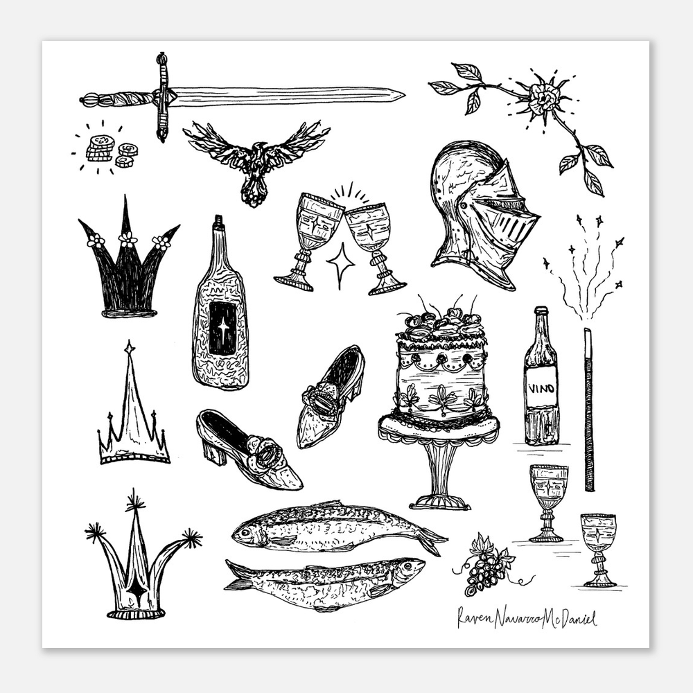 PRINCESS  ILLUSTRATIONS
