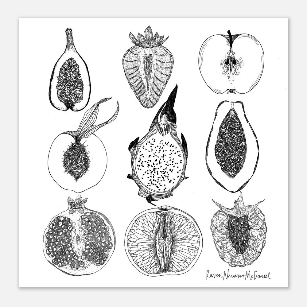 DIVINE FRUITS  ILLUSTRATIONS
