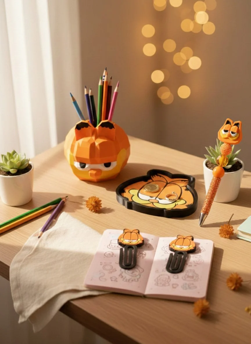 3D printed desk organizer set