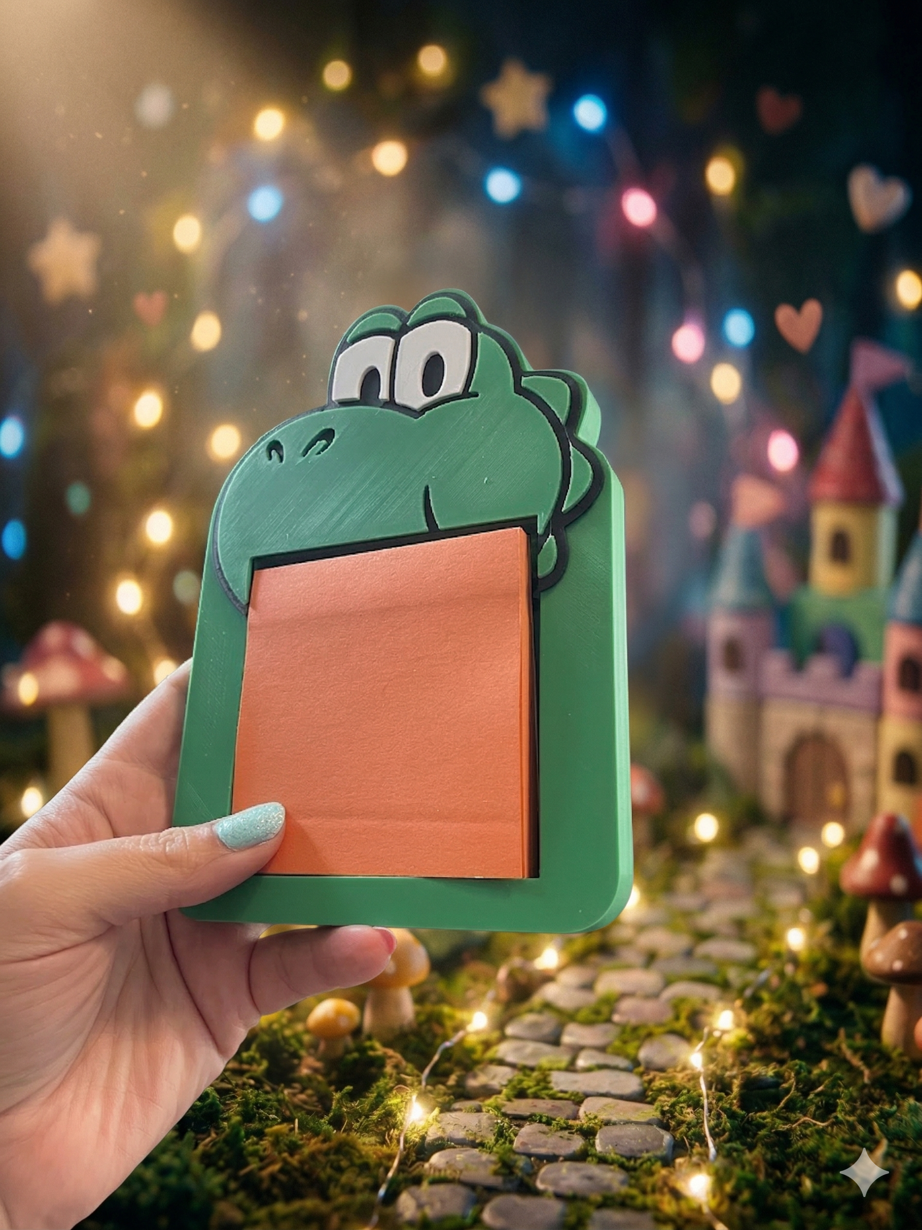 Sticky Note Holder Yoshi
