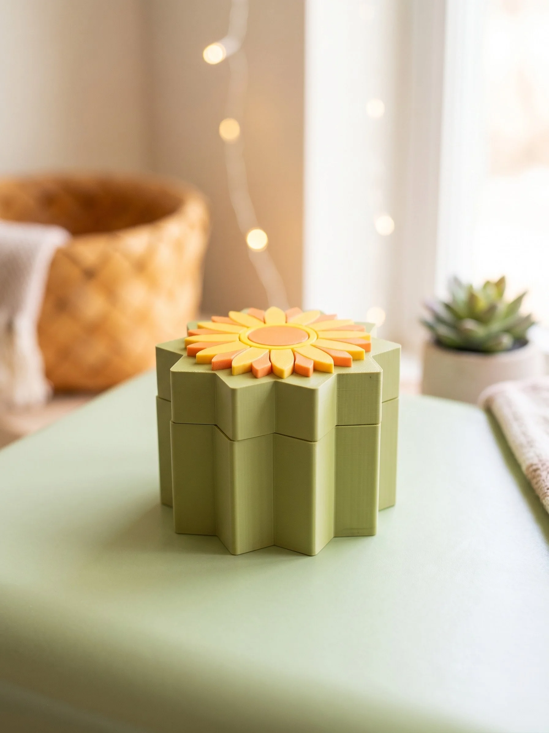 Sunflower Storage Box