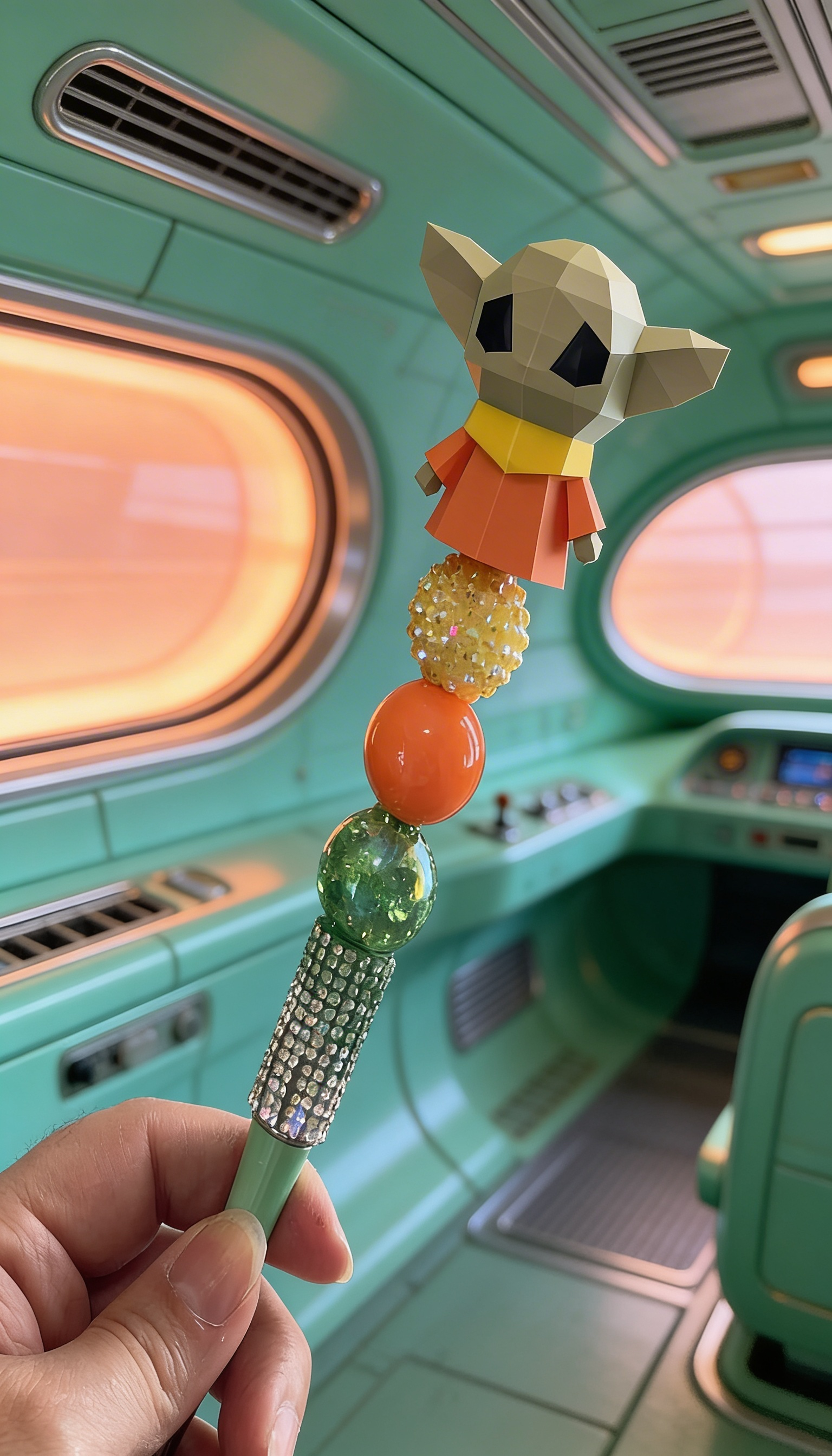 Beaded pen Character Pen