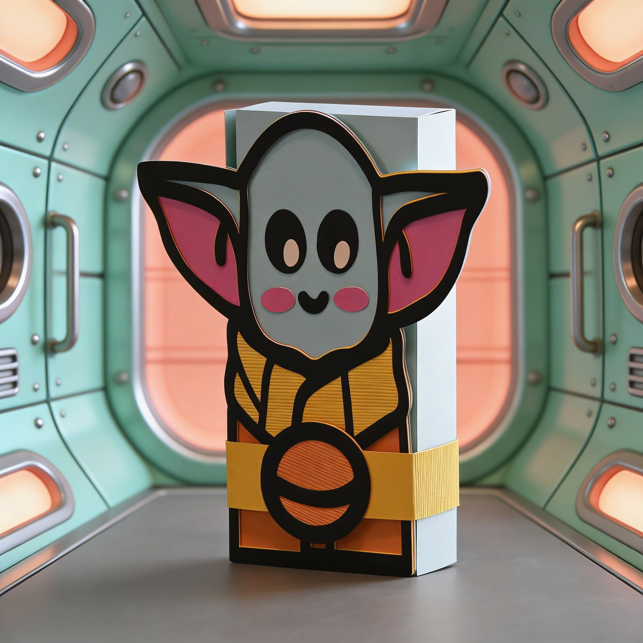 Baby Yoda Character Box SVG