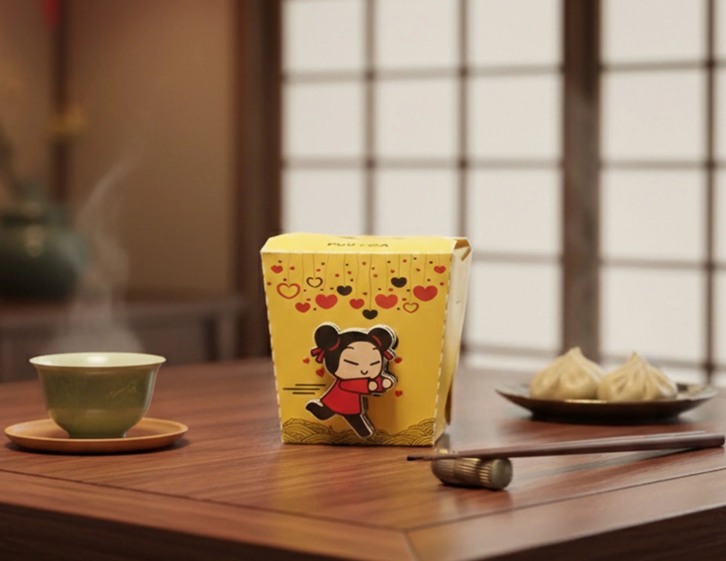 take out box papercraft