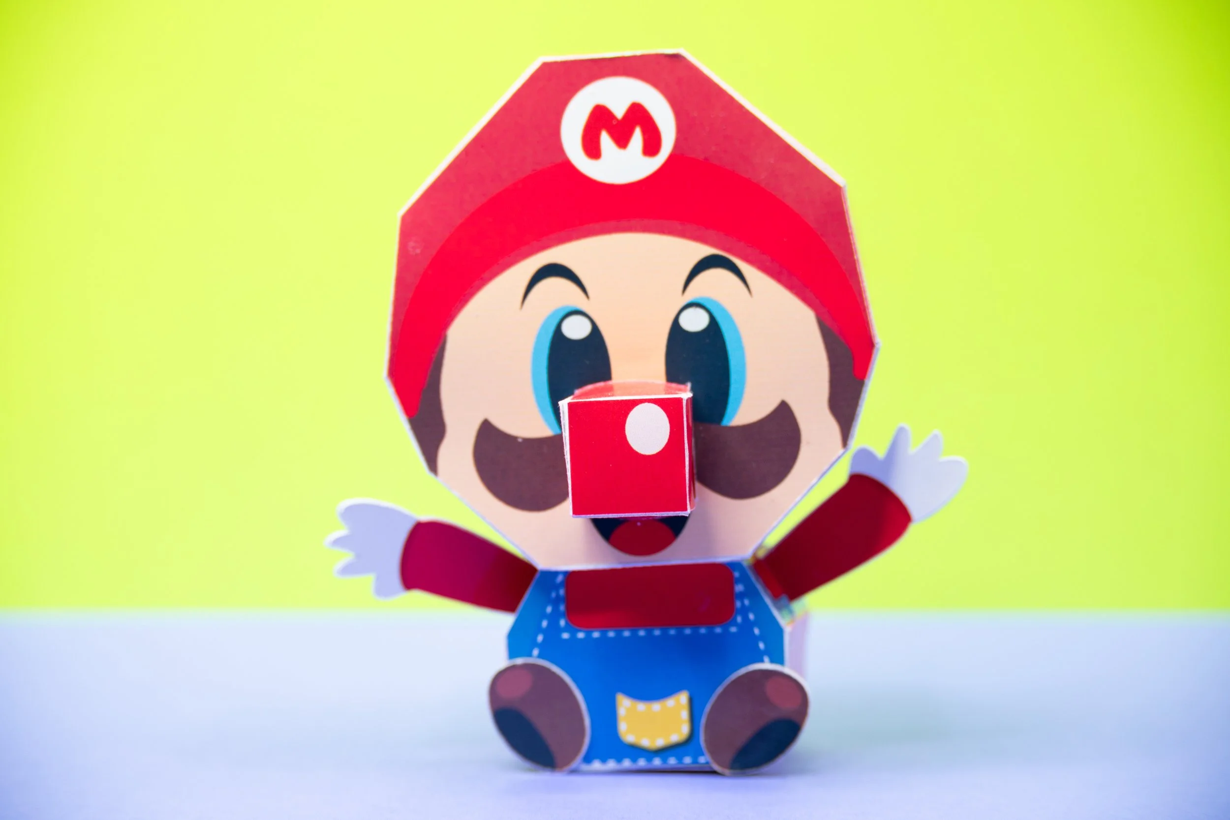 Mario Paper Toy