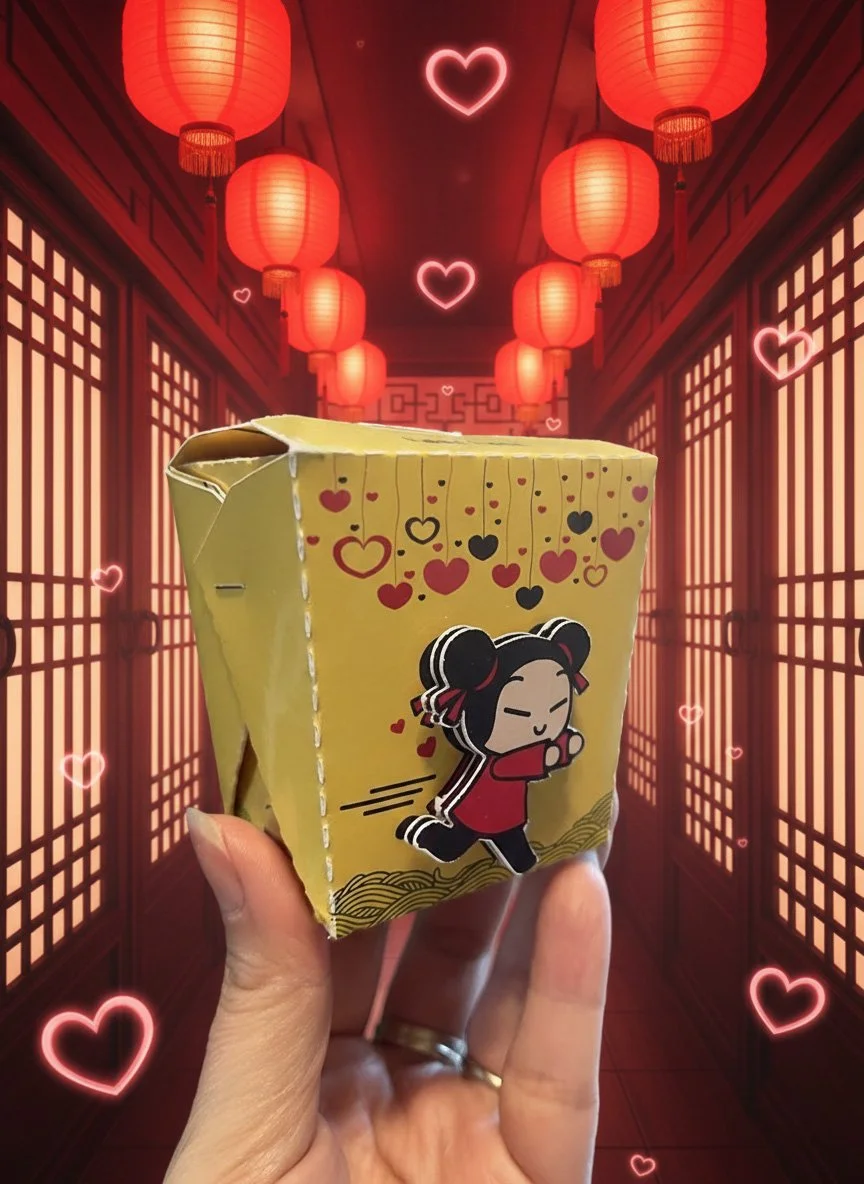 pucca take out box papercraft