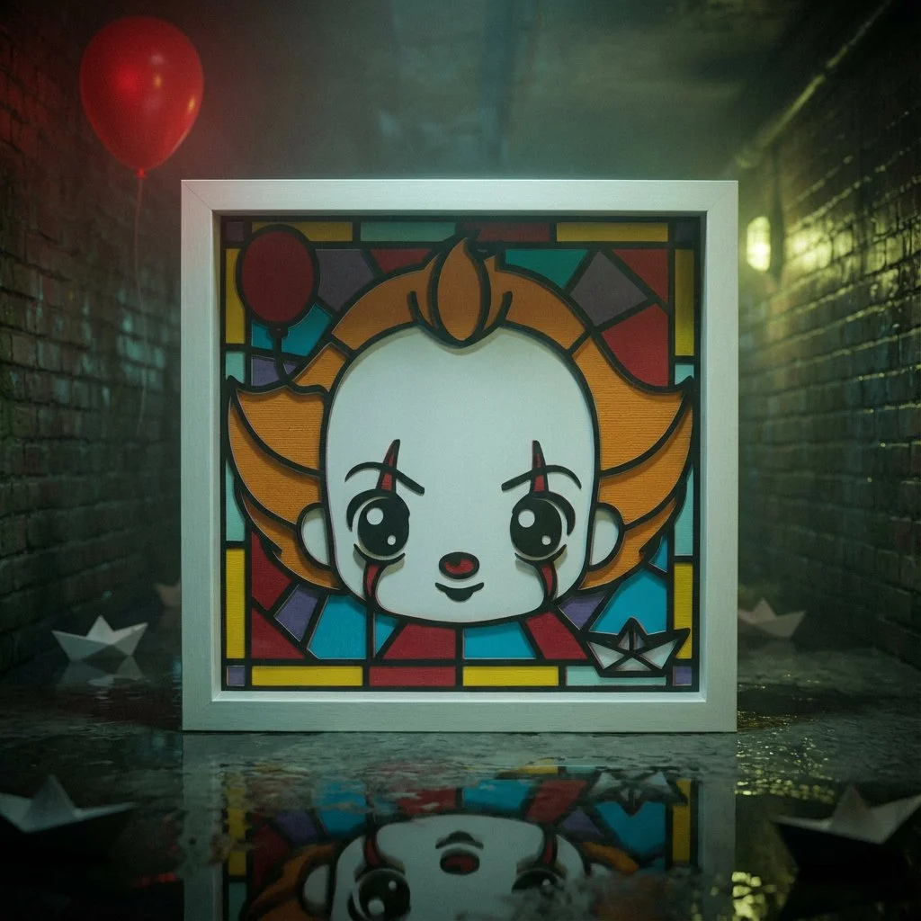 Pennywise Shadow Box Papercraft