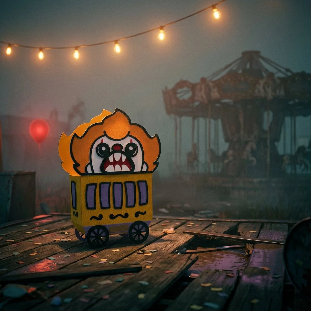 Pennywise Circus Train Box Papercraft