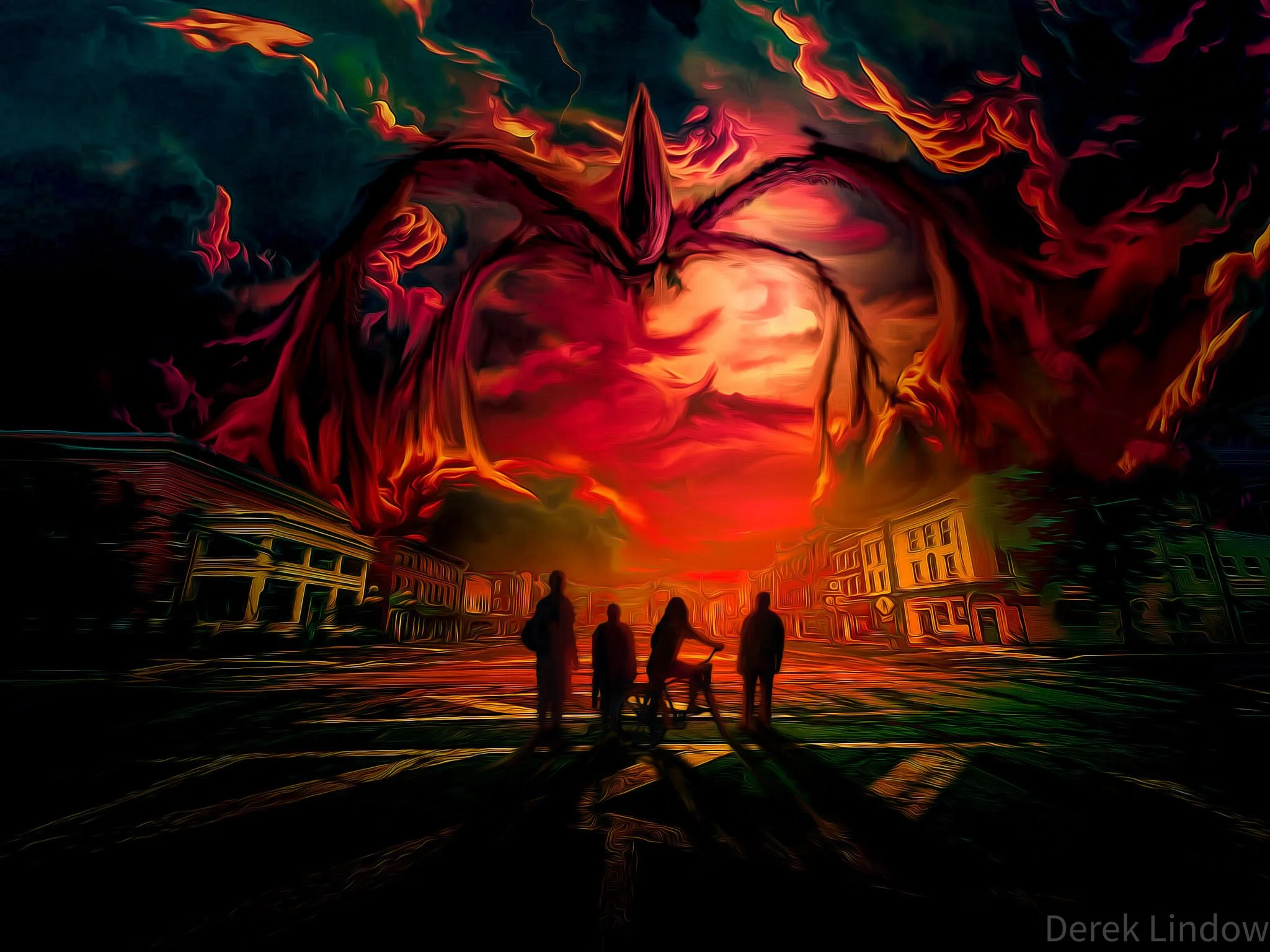 stranger things wall