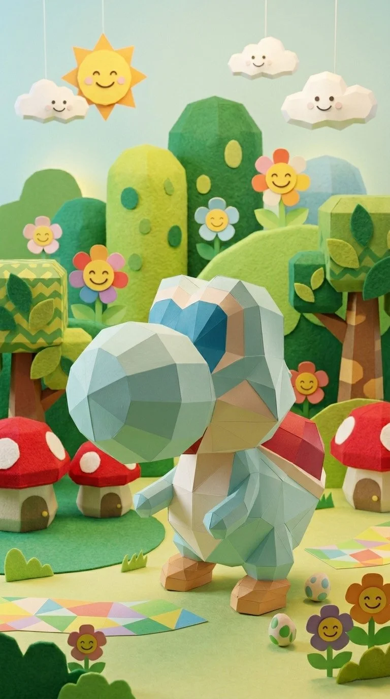 yoshi papercraft