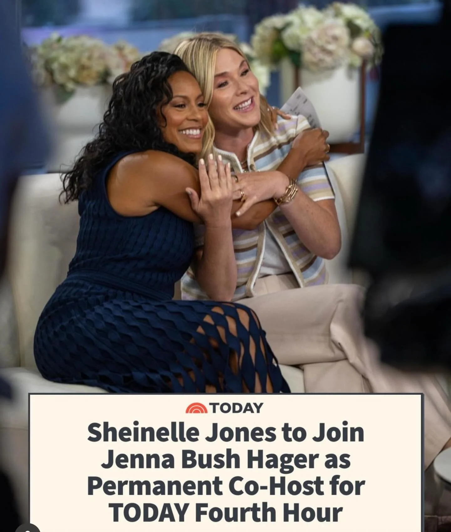 Ok. I am weeping&mdash;- just watched @jennabhager and @sheinelle_o show us what a match made in heaven looks like.  So proud of you both&hellip;#proudmom @jennaandfriends @todayshow