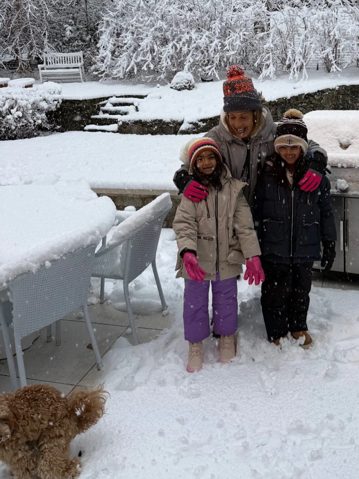 Timing! Happy first snow ❤️