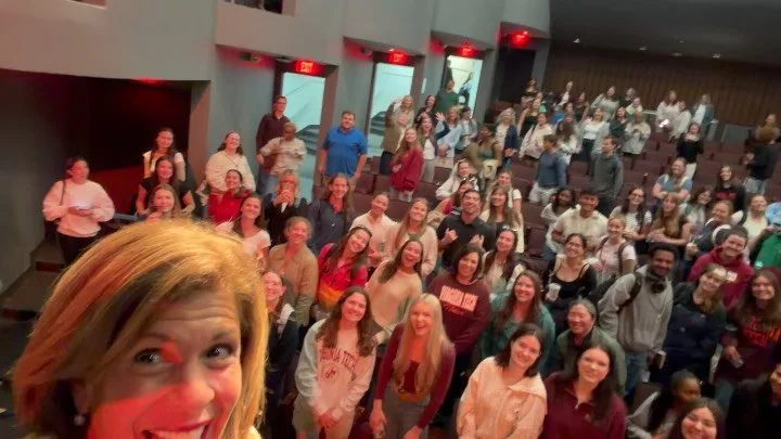 Great day at @virginia.tech ! Loved chatting with the students&hellip;.. @hokiesfb and lets go Coach Franklin!!!