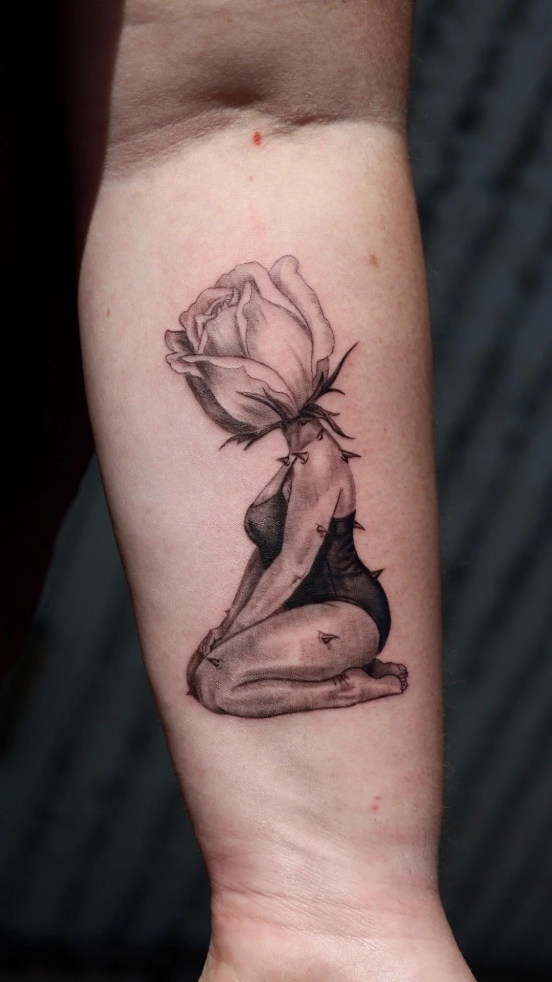 black and gray realism tattoo