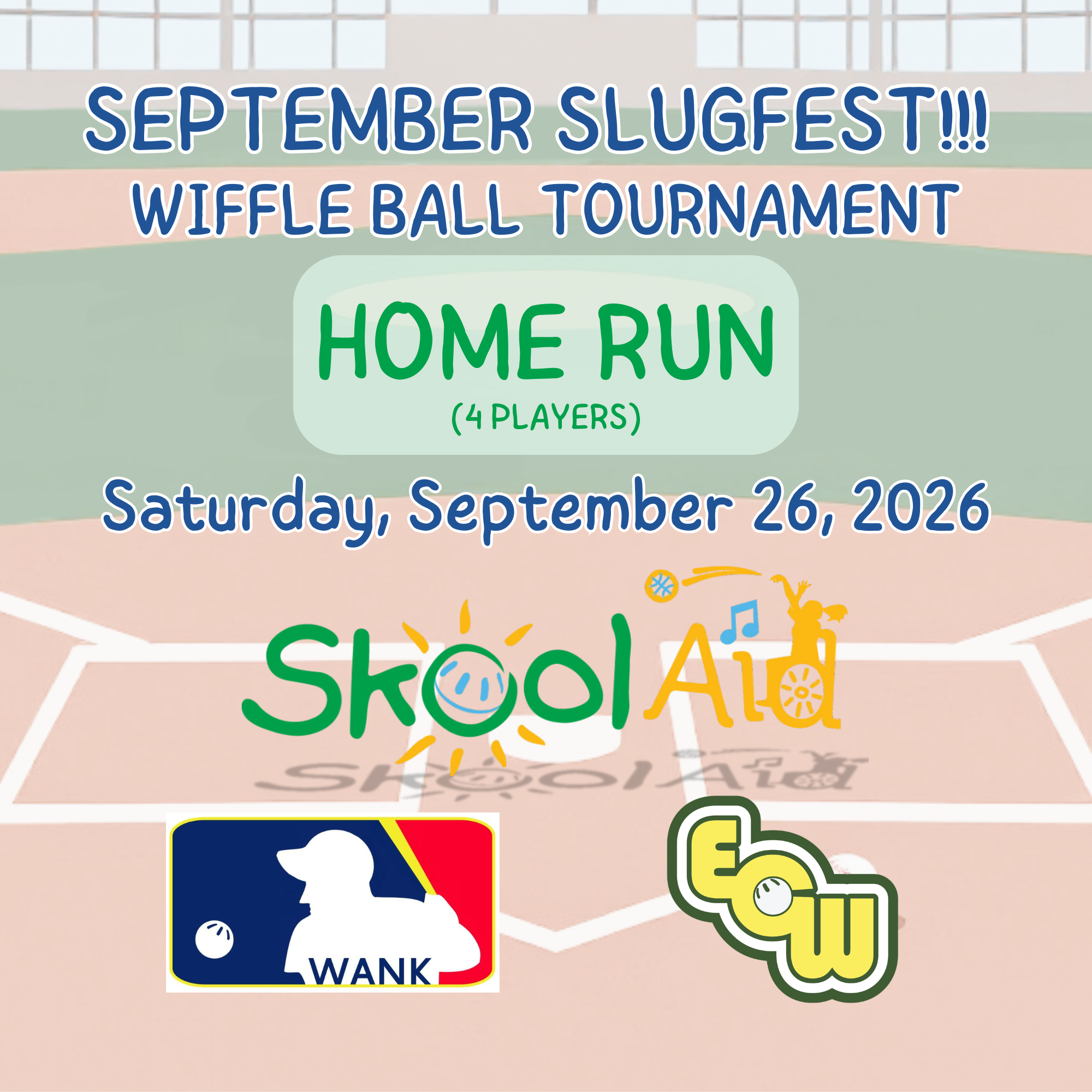 HOME RUN - 4 Players - 2026 September Slugfest!