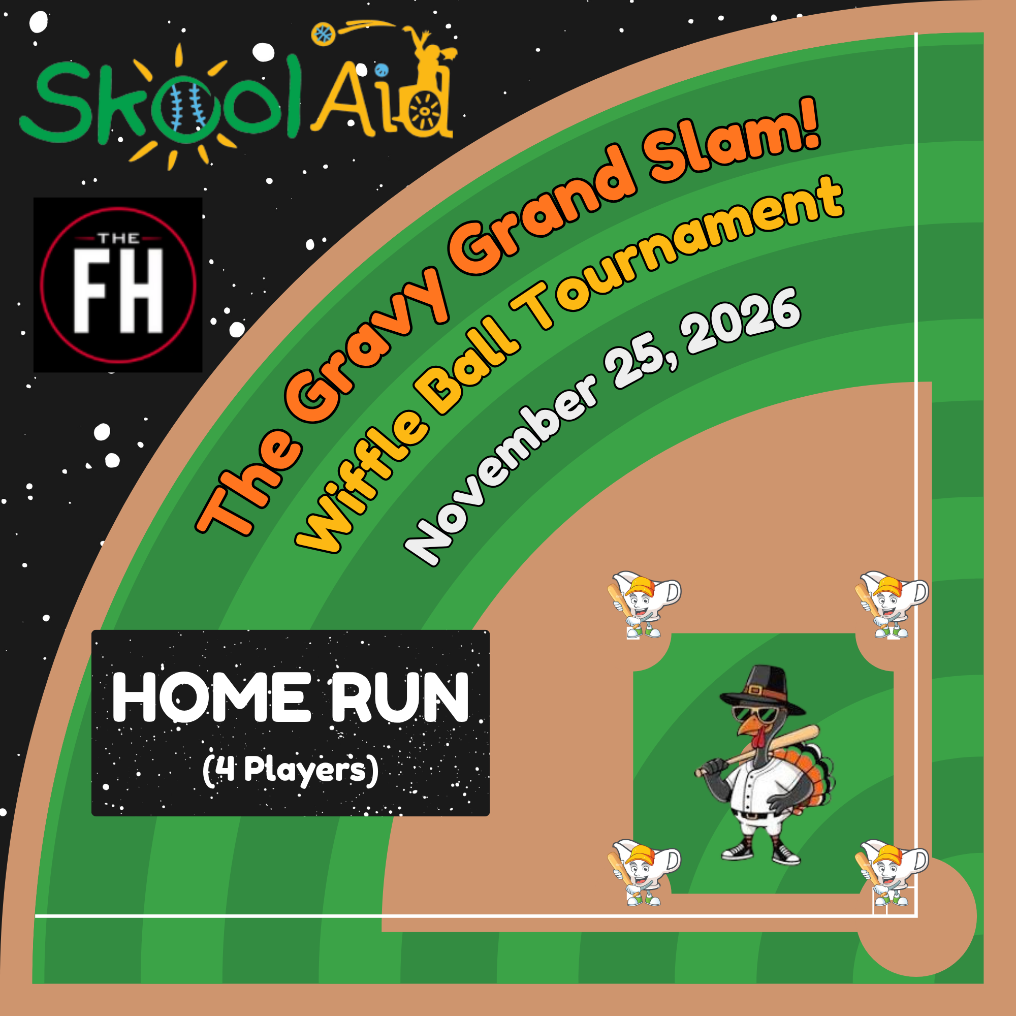HOME RUN - 4 Players - 2026 Gravy Grand Slam!