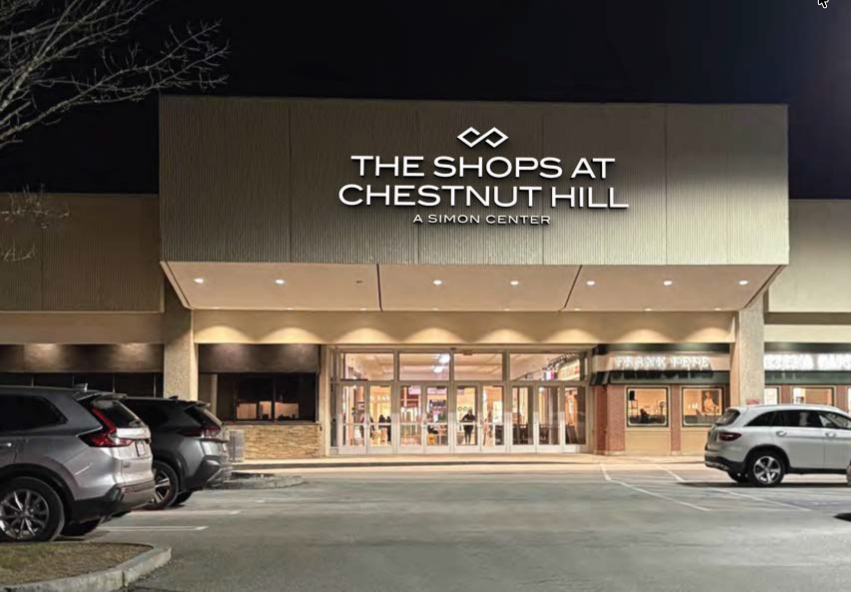 Proposed sign for the north entrance to the Mall at Chestnut Hill/199 Boylston St.