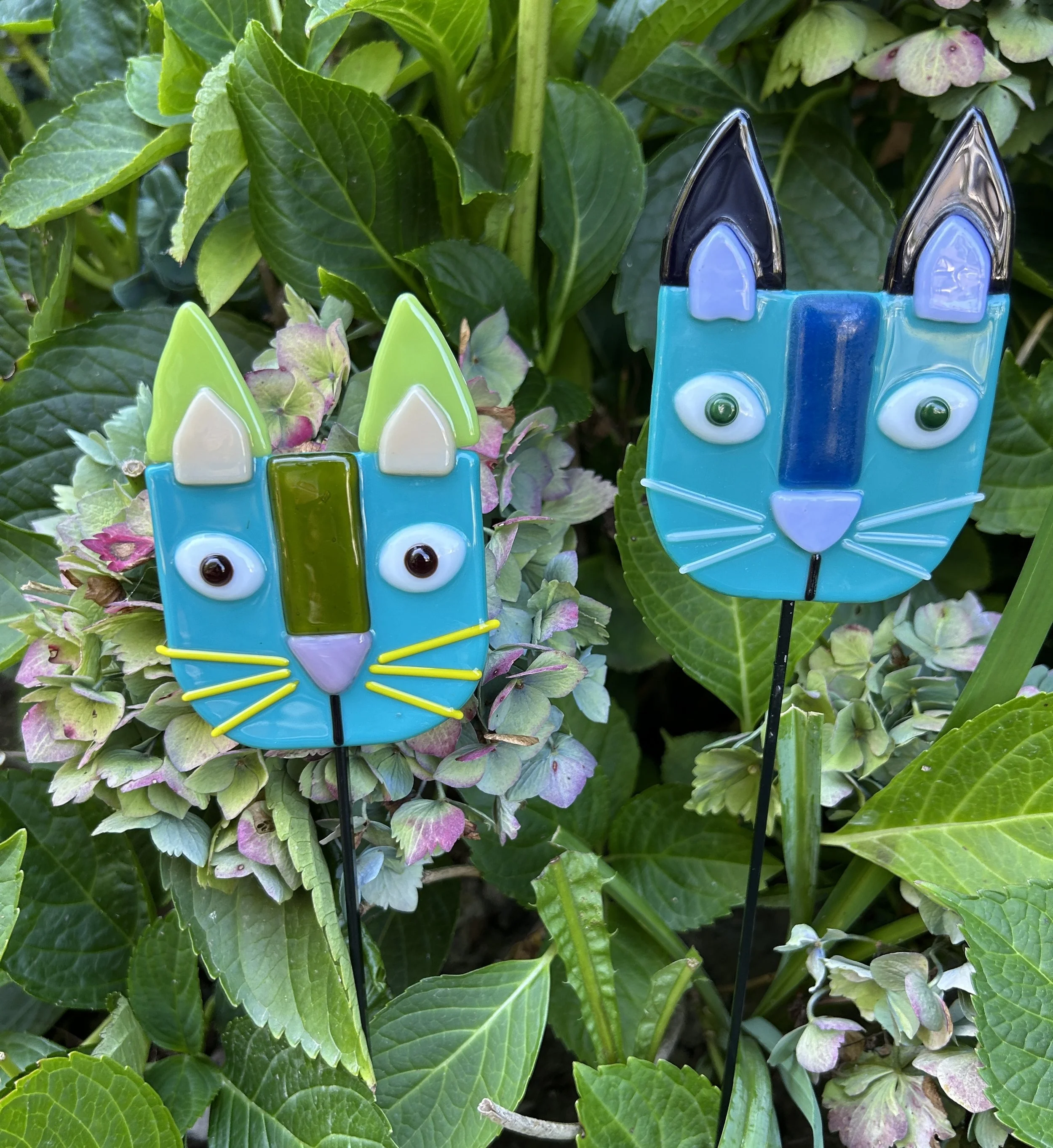 Cool Cat Garden Stakes