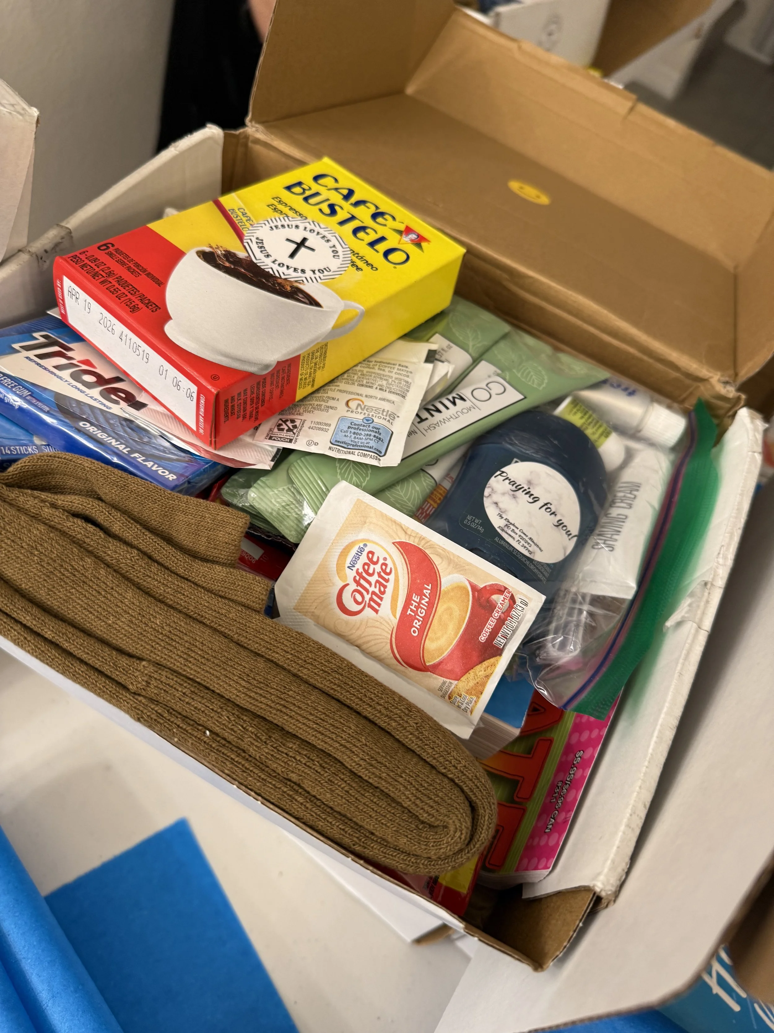 Care box for military personel