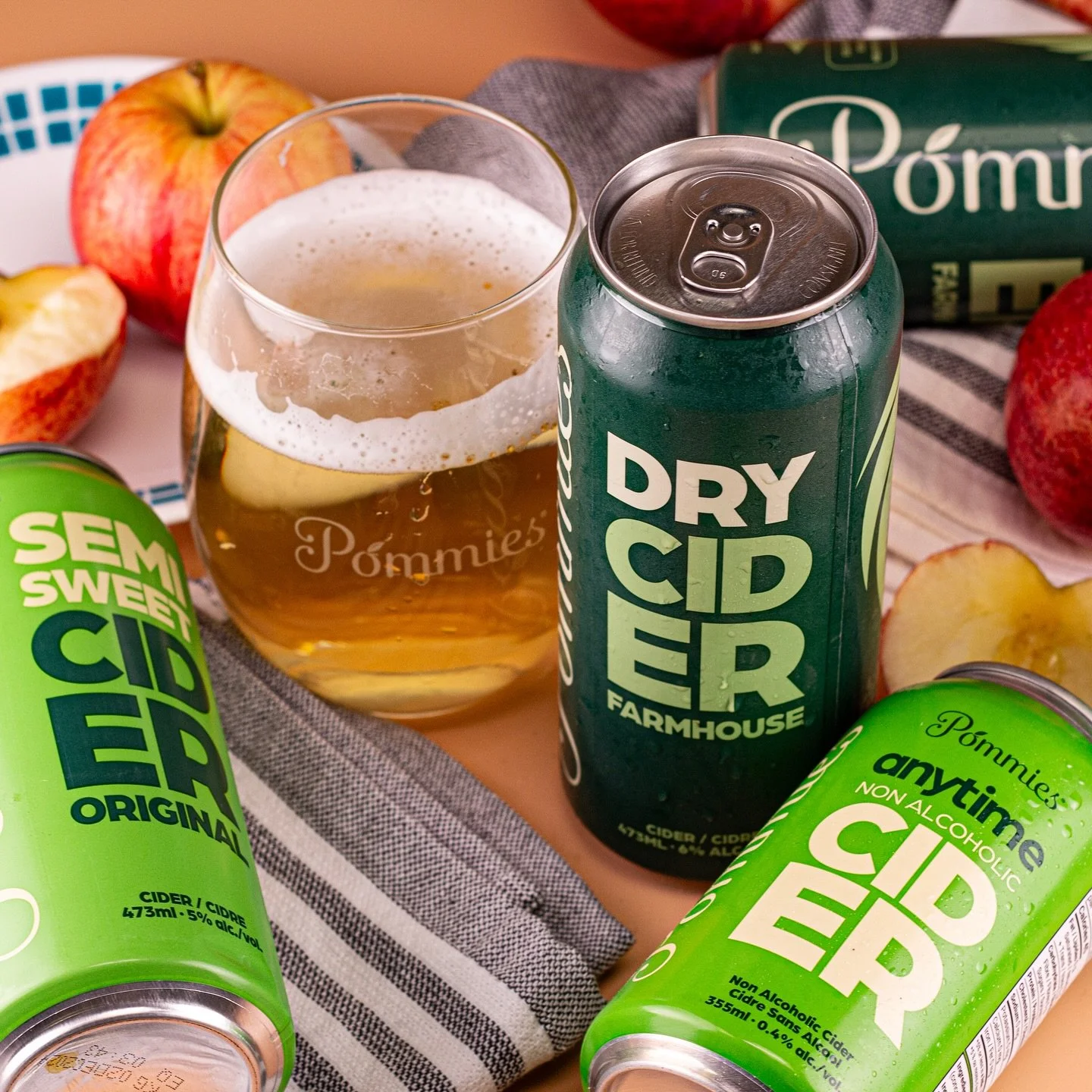 Our favourite time of the year is just around the corner! Grab a can of Pommies Farmhouse to celebrate the upcoming apple season!

You can find this at your nearest LCBO 😌