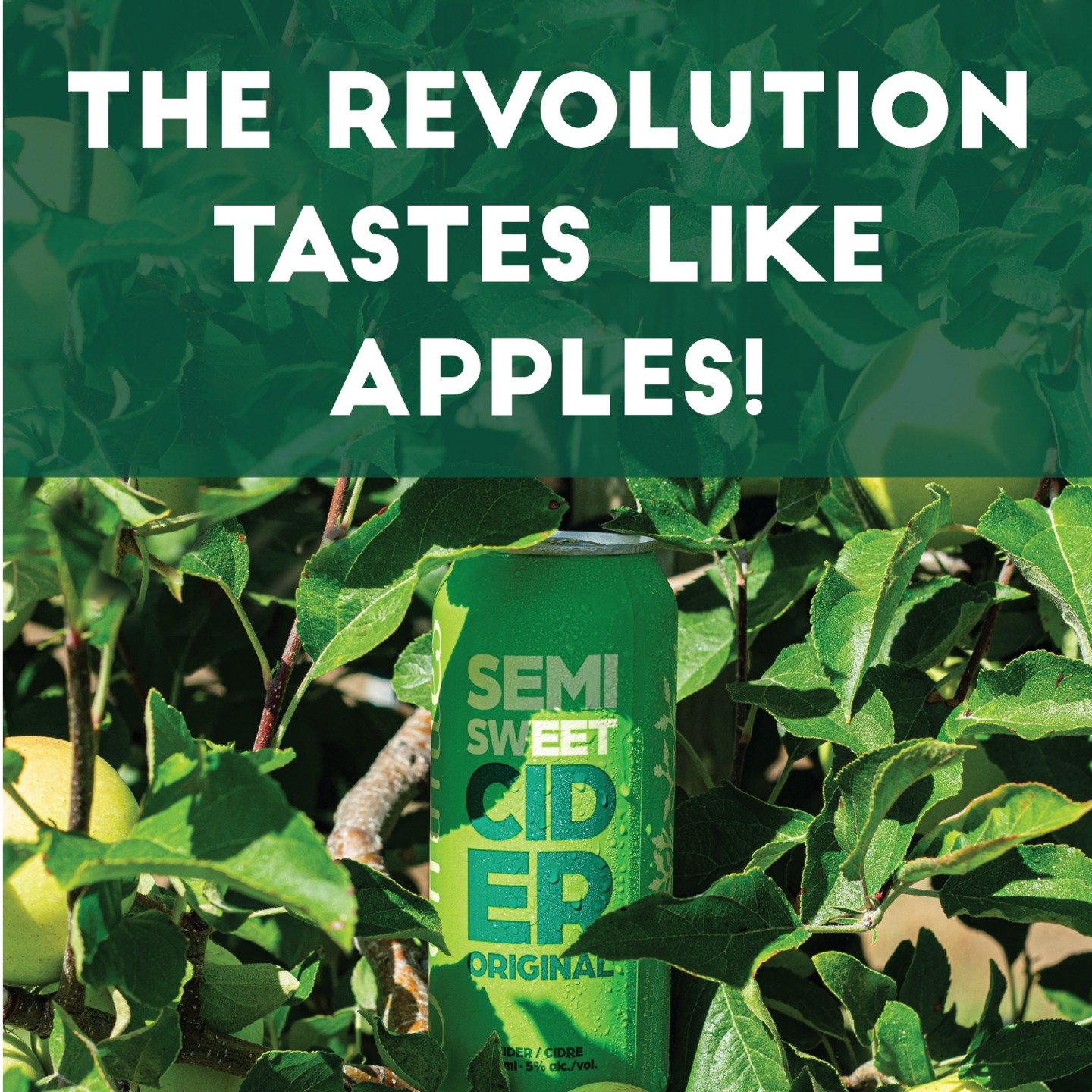 Join the revolution! 🍏

Grab a can of Pommies Semi Sweet Original Cider at your nearest LCBO today!