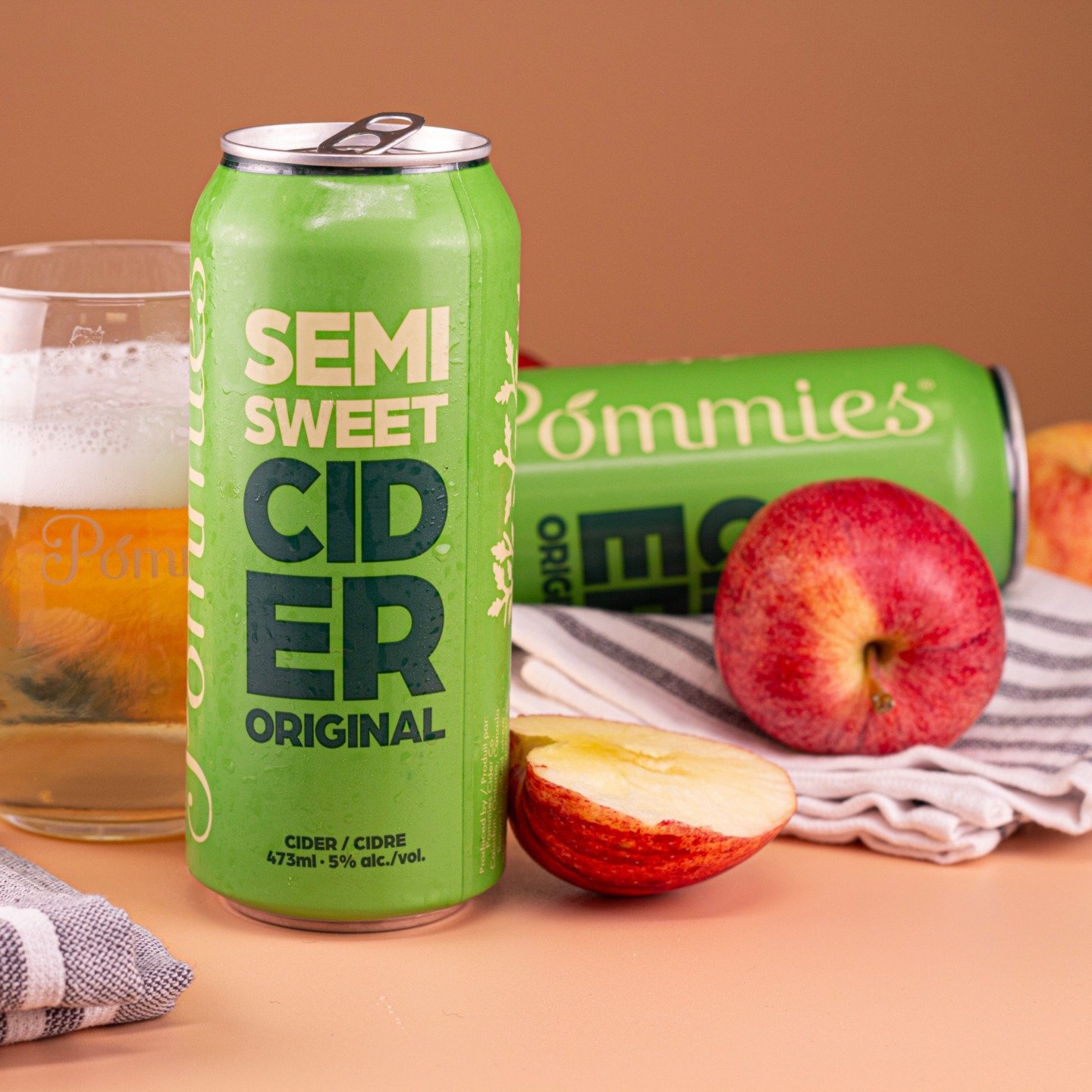 Pommies Original Cider is the perfect balanced sweetness,  which makes it ideal for welcoming in spring! Pick up a can today at your LCBO!