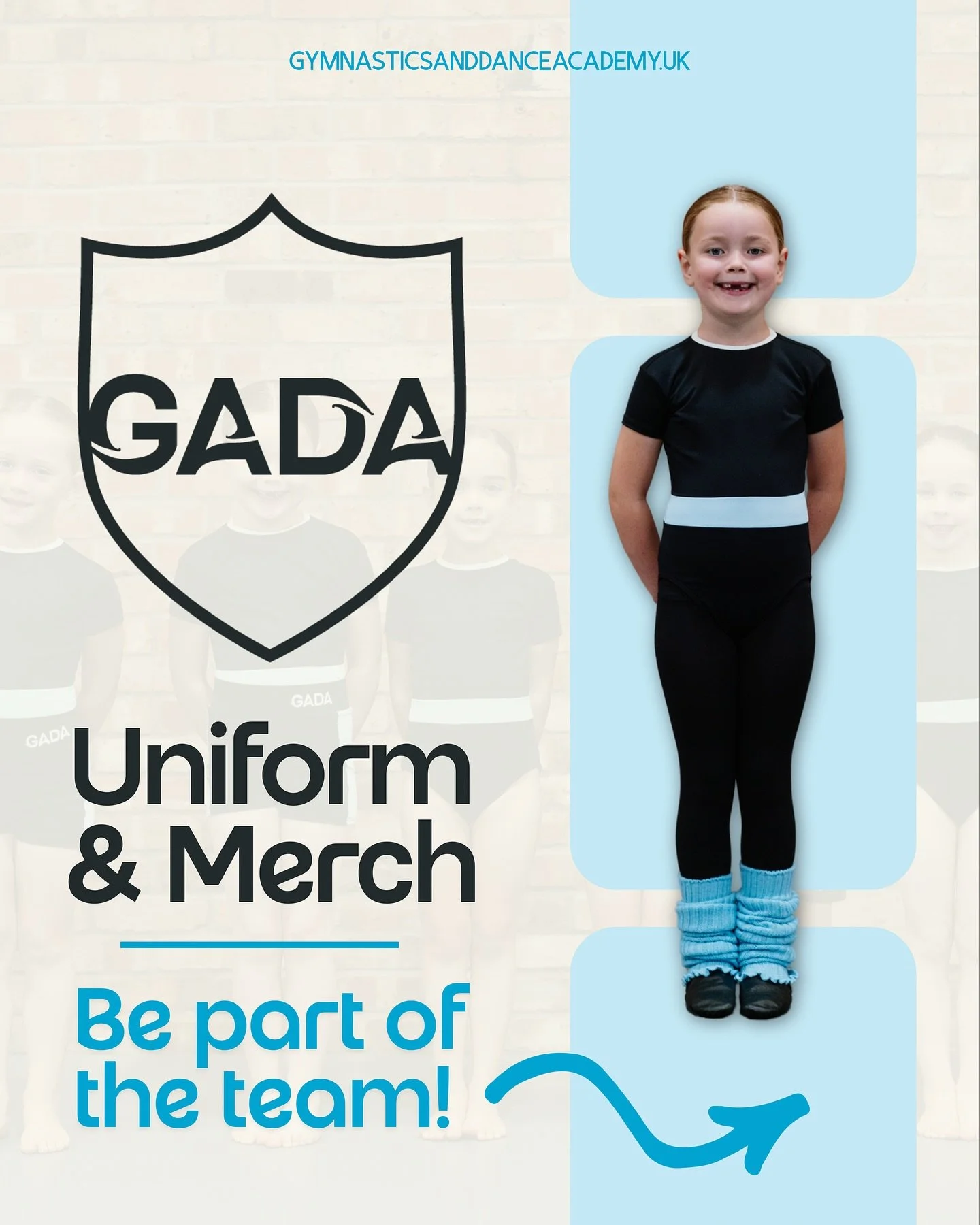 ✨ GADA Uniform &amp; Merch ✨
From dance uniform to gymnastics kit, hoodies, bags and competition tracksuits &mdash; we&rsquo;ve got everything your child needs to feel confident and part of the team🩵

🎄 Christmas Orders
All personalised items (hood