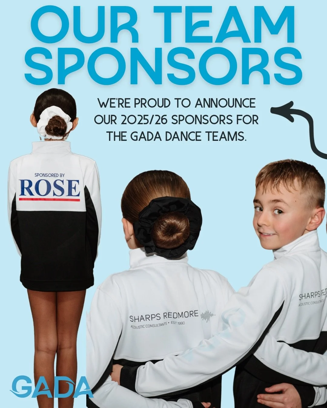 ✨ THANK YOU TO OUR 2025/26 TEAM SPONSORS ✨

We are so incredibly grateful to our amazing sponsors who have supported GADA&rsquo;s first ever competitive dance teams this season. Your generosity has provided our dancers with their stunning team costum
