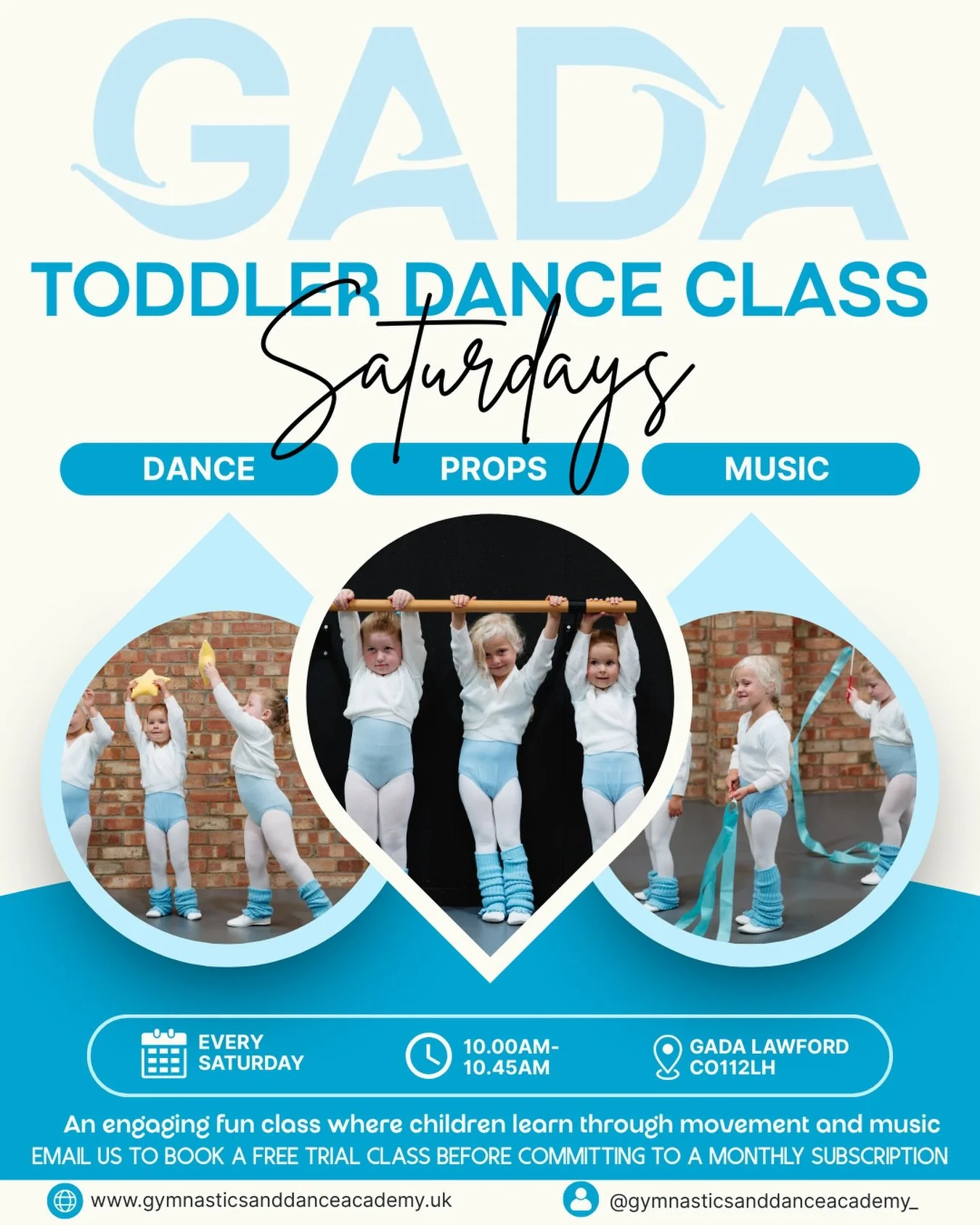 🚨 BIG ANNOUNCEMENT FOR OUR LITTLE DANCERS! 🚨

You asked&hellip; and we listened! 🩵
Due to huge demand, our Toddler Dance Class is moving to a brand-new, super-popular time slot 🎉

🌟 NOW ON SATURDAYS 🌟
⏰ 10.00 &ndash; 10.45am

Our toddler dance 