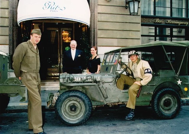 Bar Hemingway with former head bartender, Colin in 1998