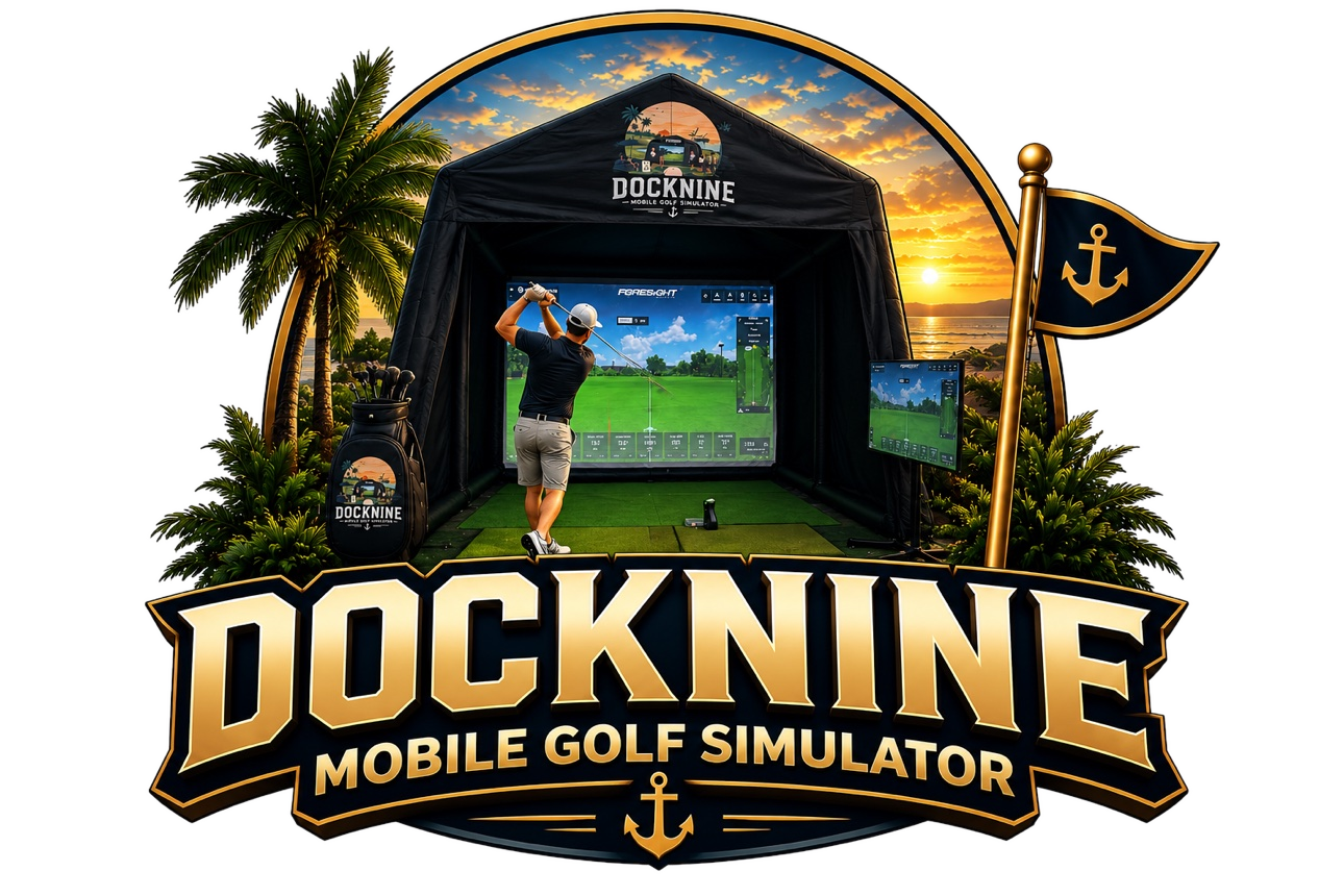 DockNine Virtual Golf and Carnival Game Simluator
