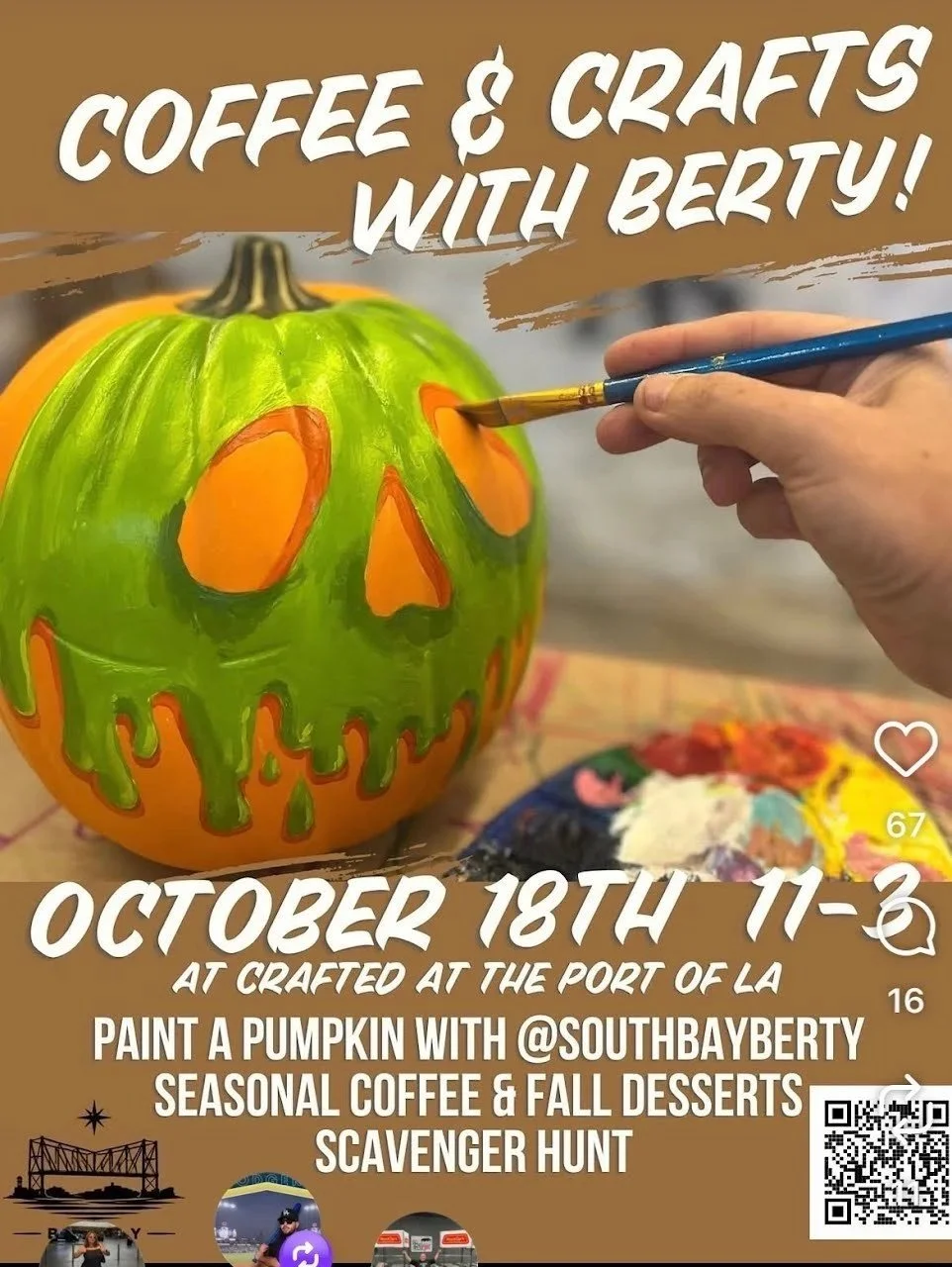 Coffee &amp; Crafts with SouthBay Berty