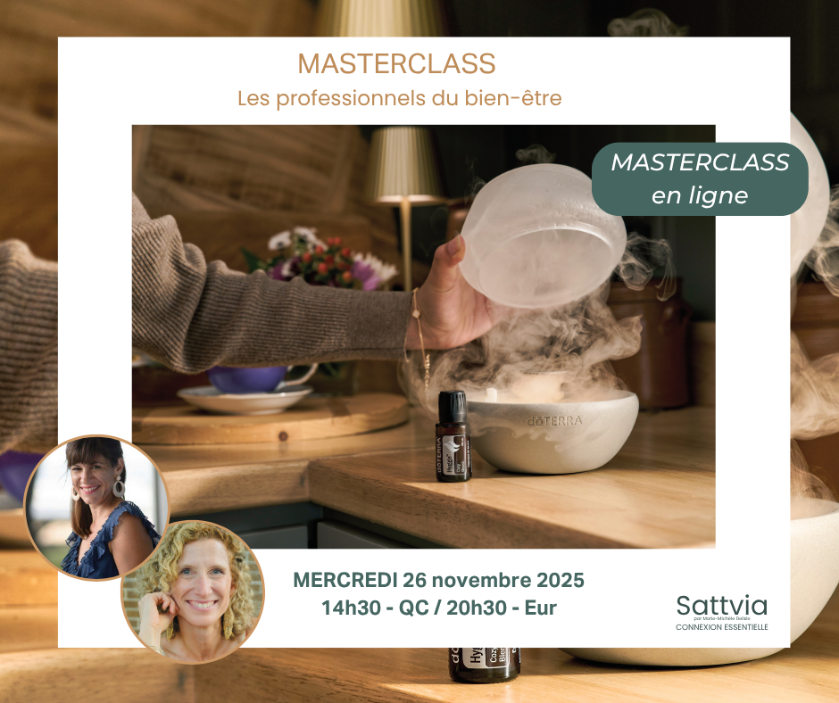Masterclass – Les professionnels des bien-être 14h30 (QC) 20h30 (EUR)
