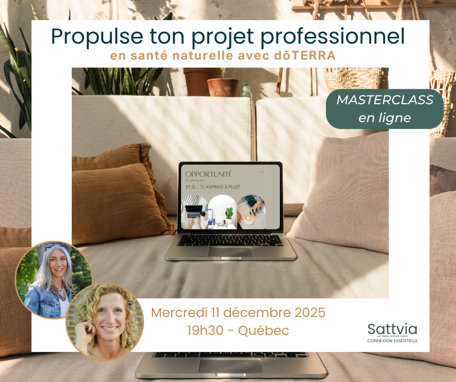 Masterclass – Ton projet professionnel (19h30 QC)