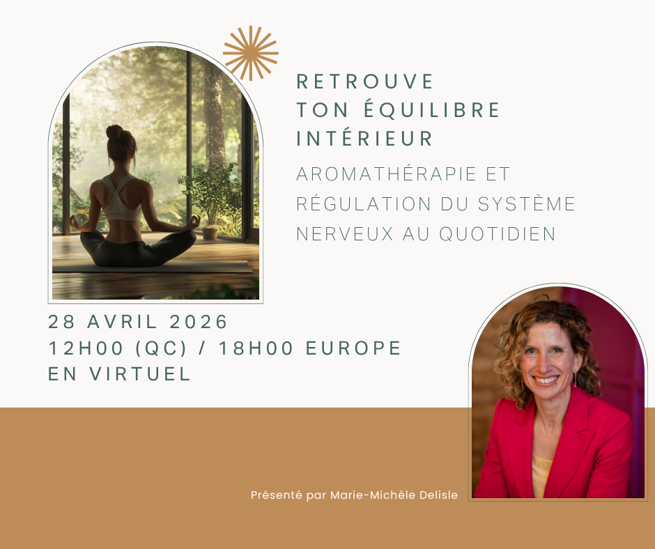 Retrouve ton équilibre intérieur (virtuel) 12h00 QC / 18h00 Eur