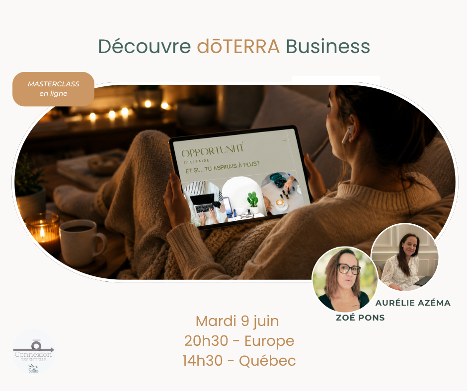 Masterclass – Ton projet professionnel 20h30(Eur) 14h30(QC)