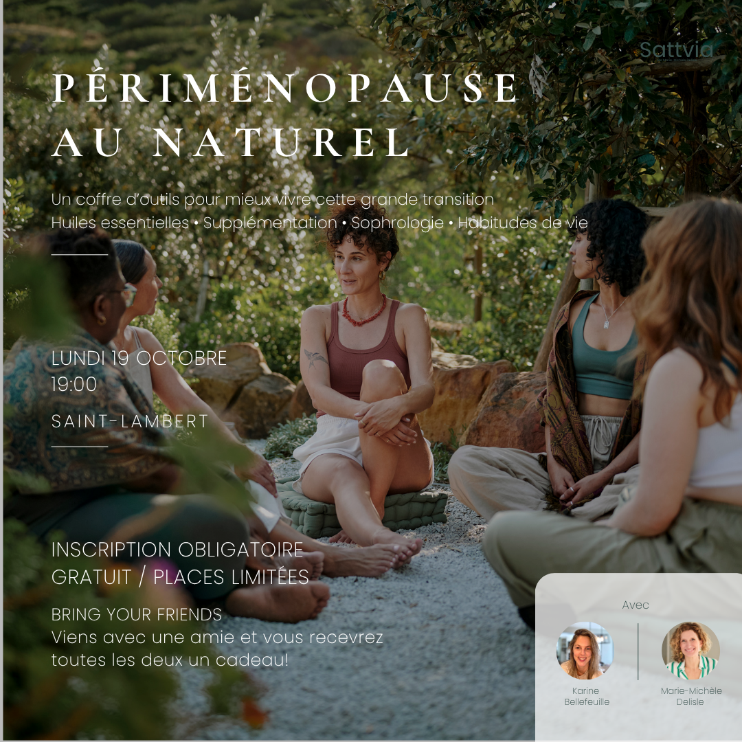 PÉRIMÉNOPAUSE AU NATUREL 19h00