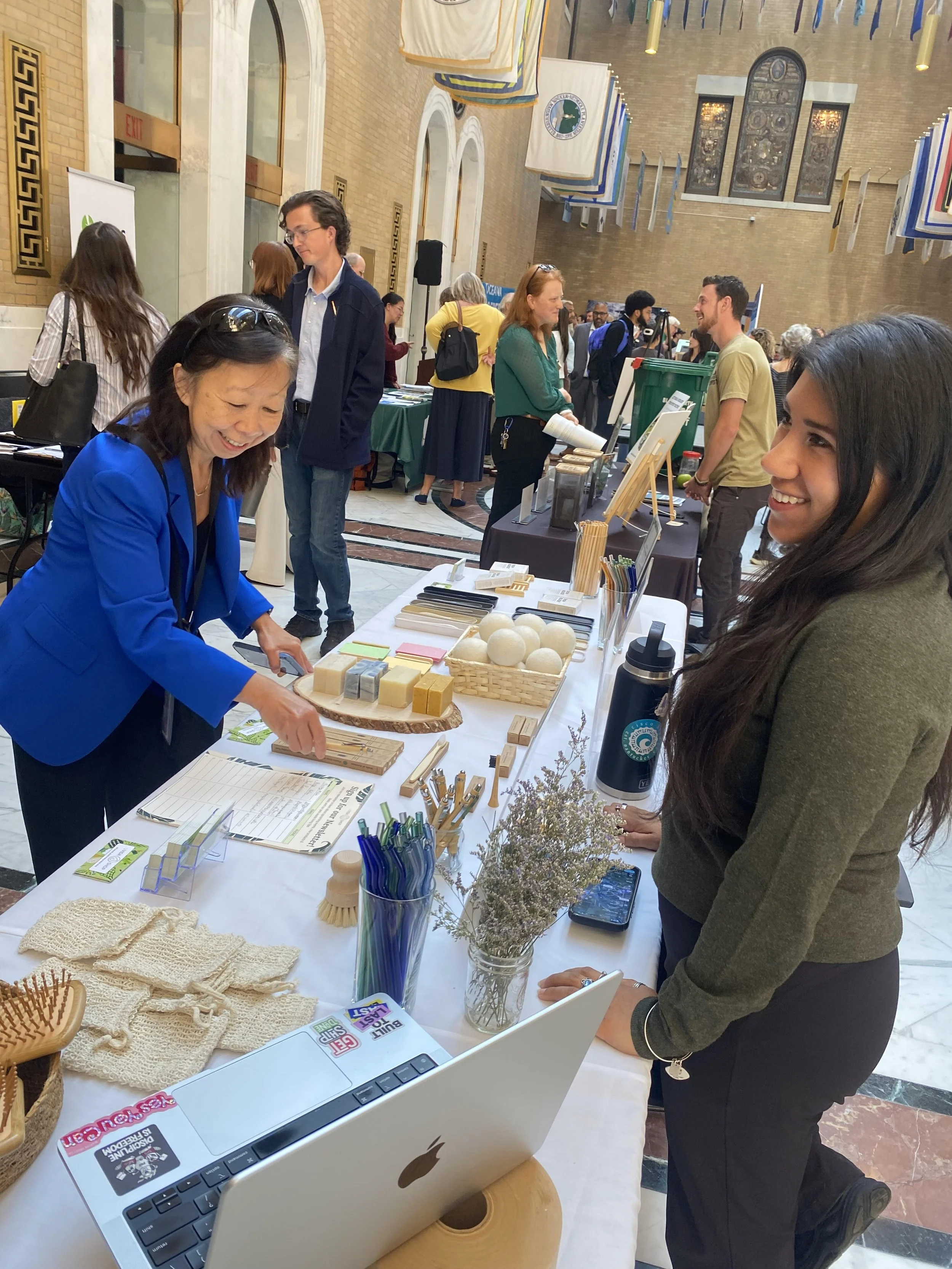 I attended Sustainability Day at the State House!
