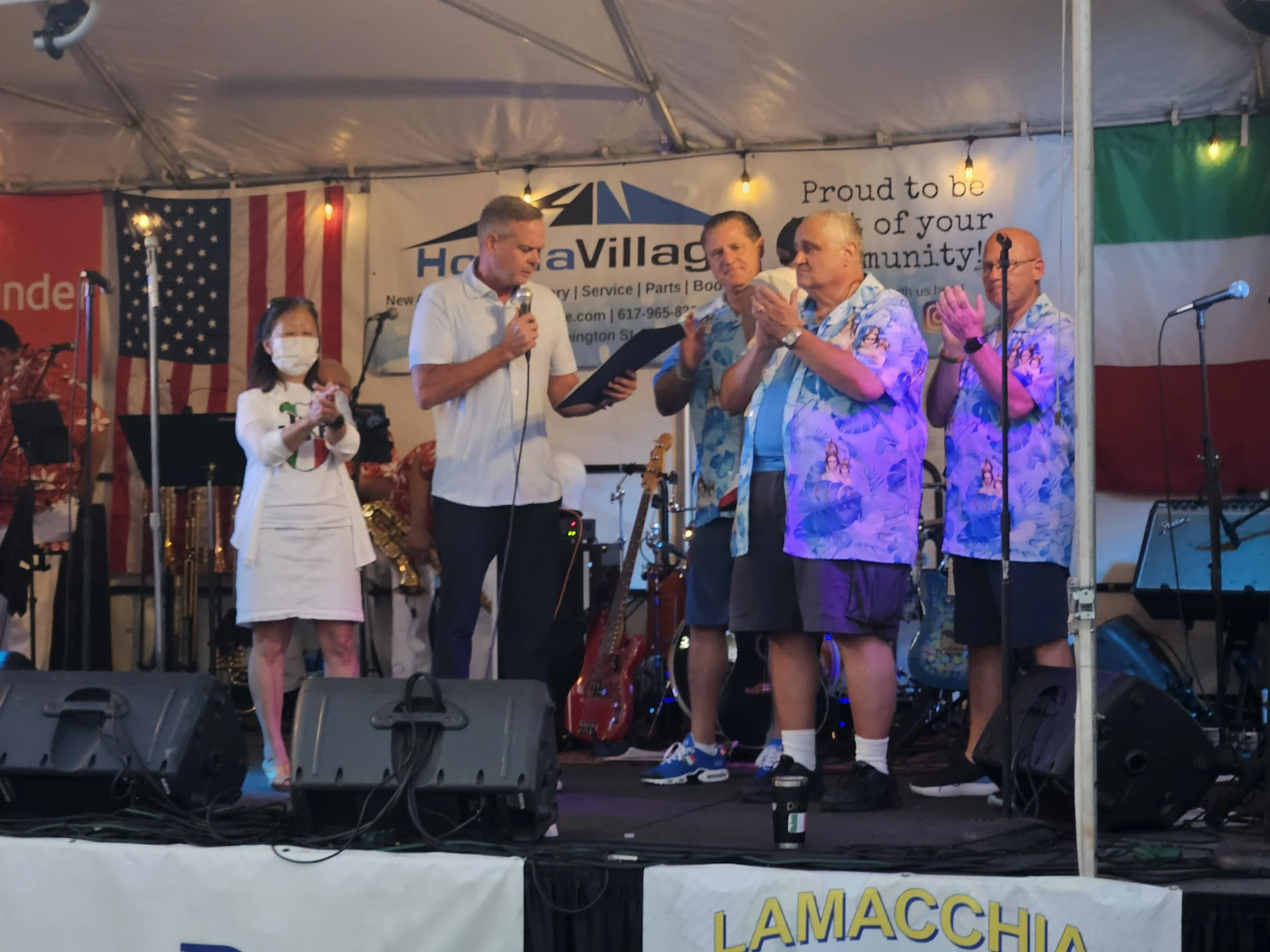 I had a wonderful time celebrating at St. Mary of Carmen Society’s 90th annual Festa