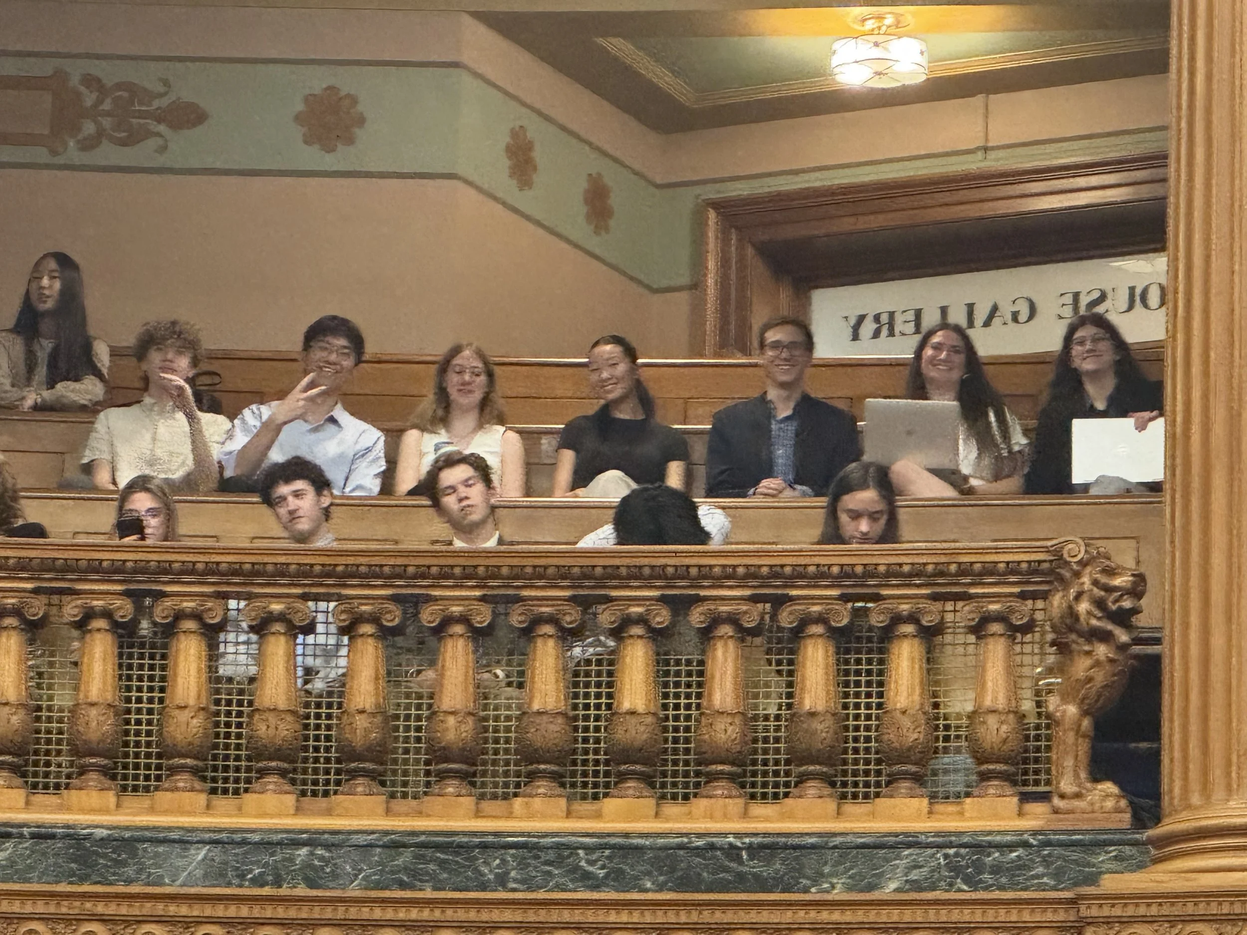 Our interns visited the House Gallery for Formal Session