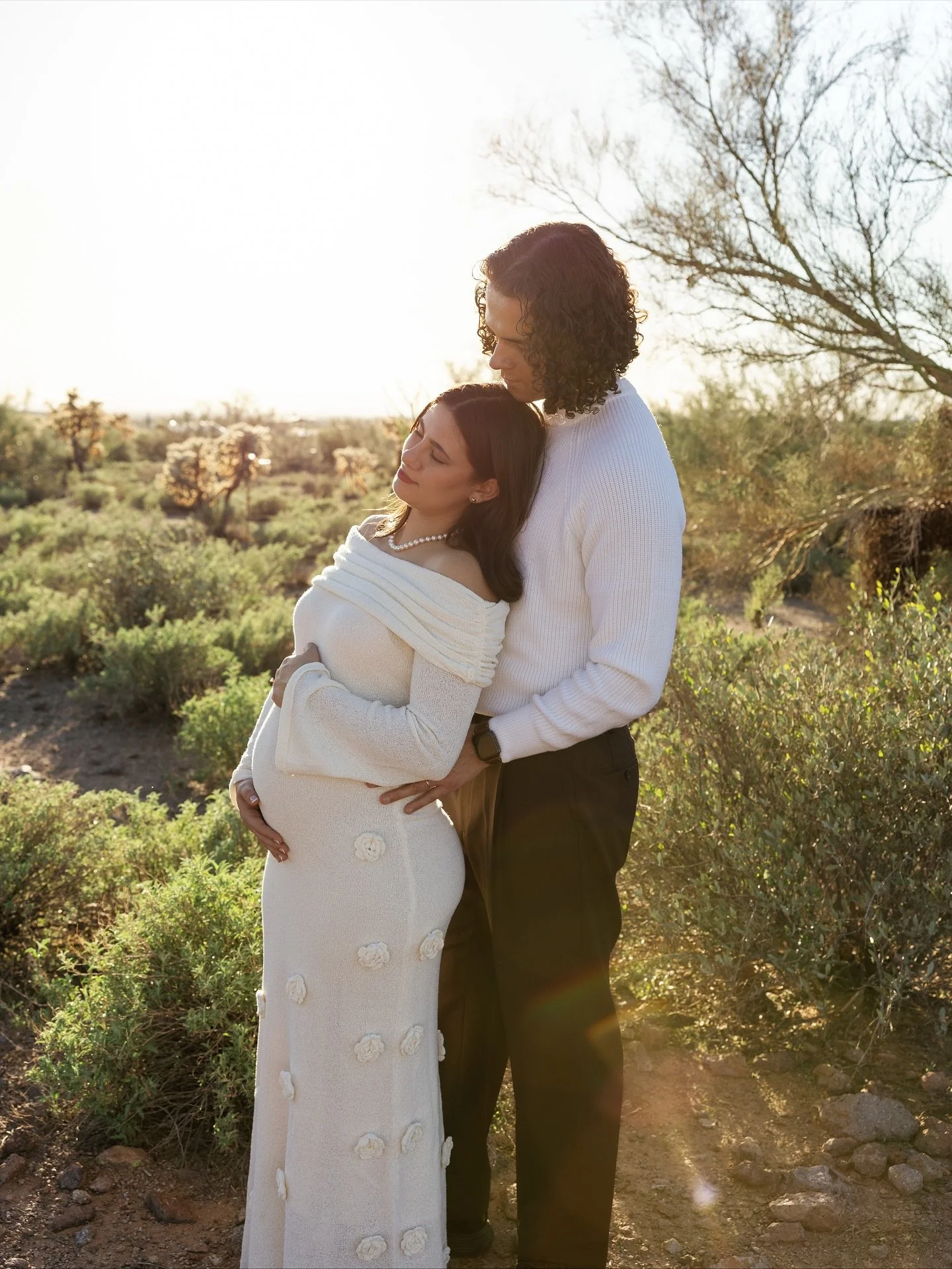 Slipping away into the setting sun, counting down the days until they welcome baby girl into this beautiful world