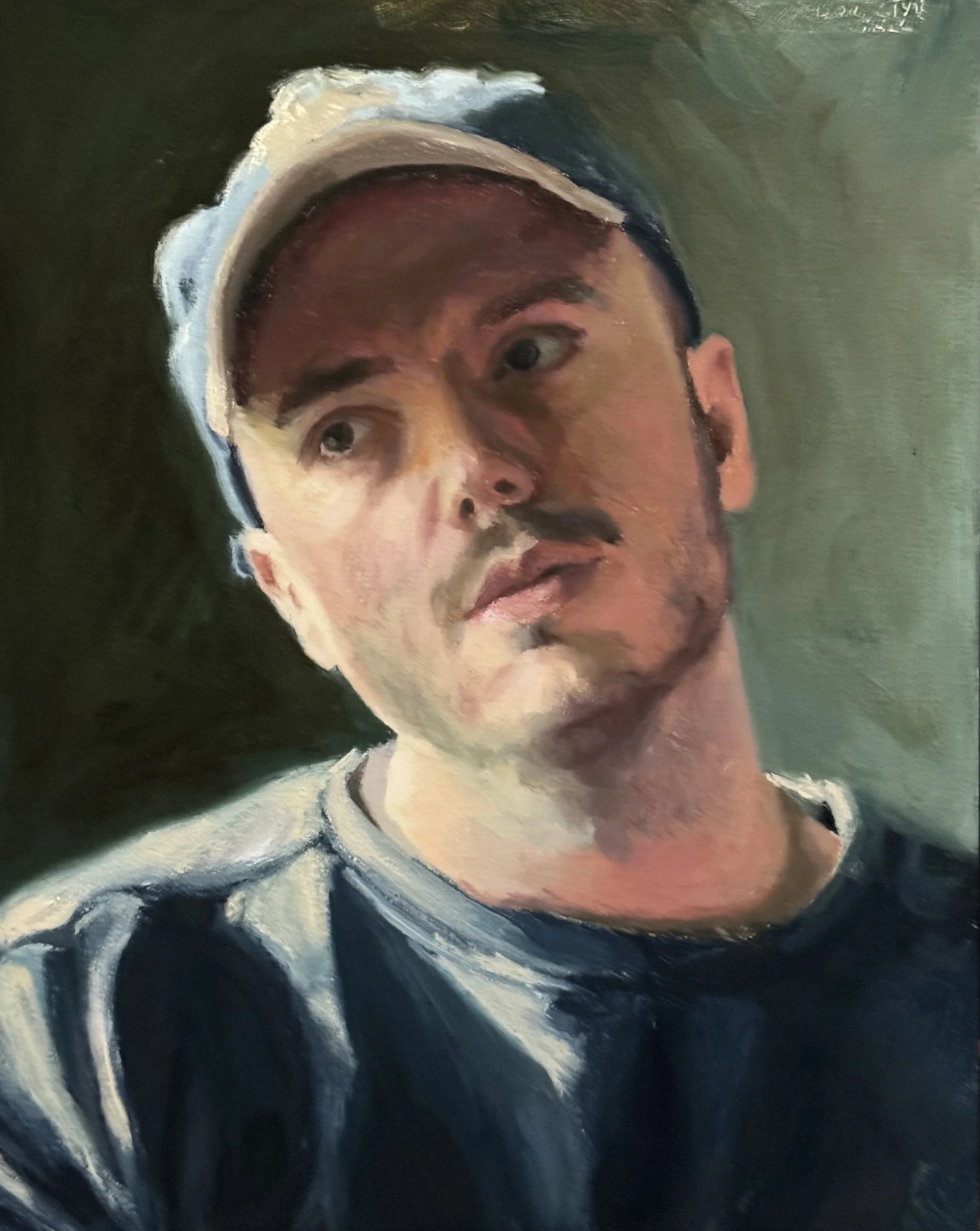 Self-Portrait, 11x14in, oil on linen, 2026