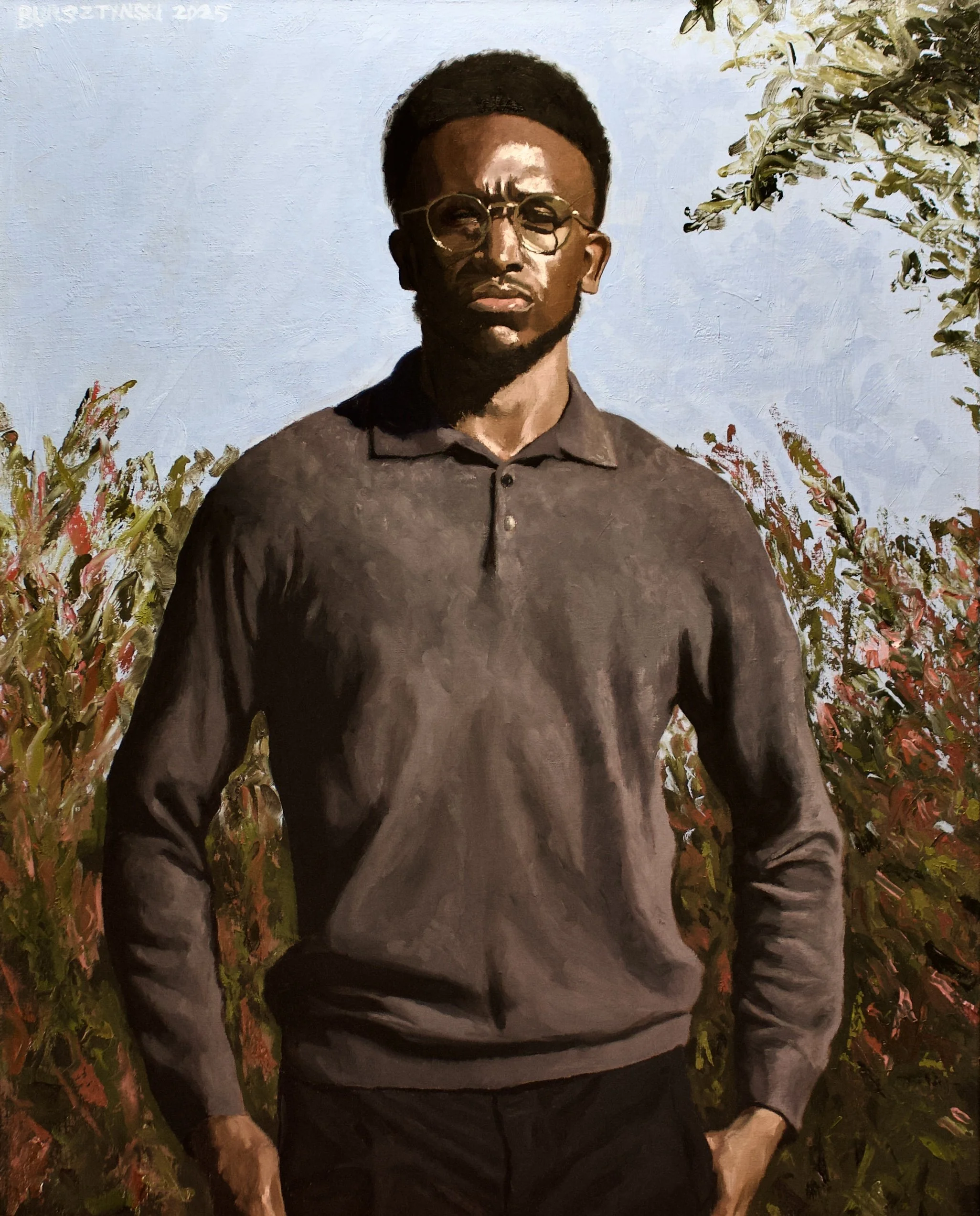 Portrait of Sam, 24x30in, oil on linen, 2025
